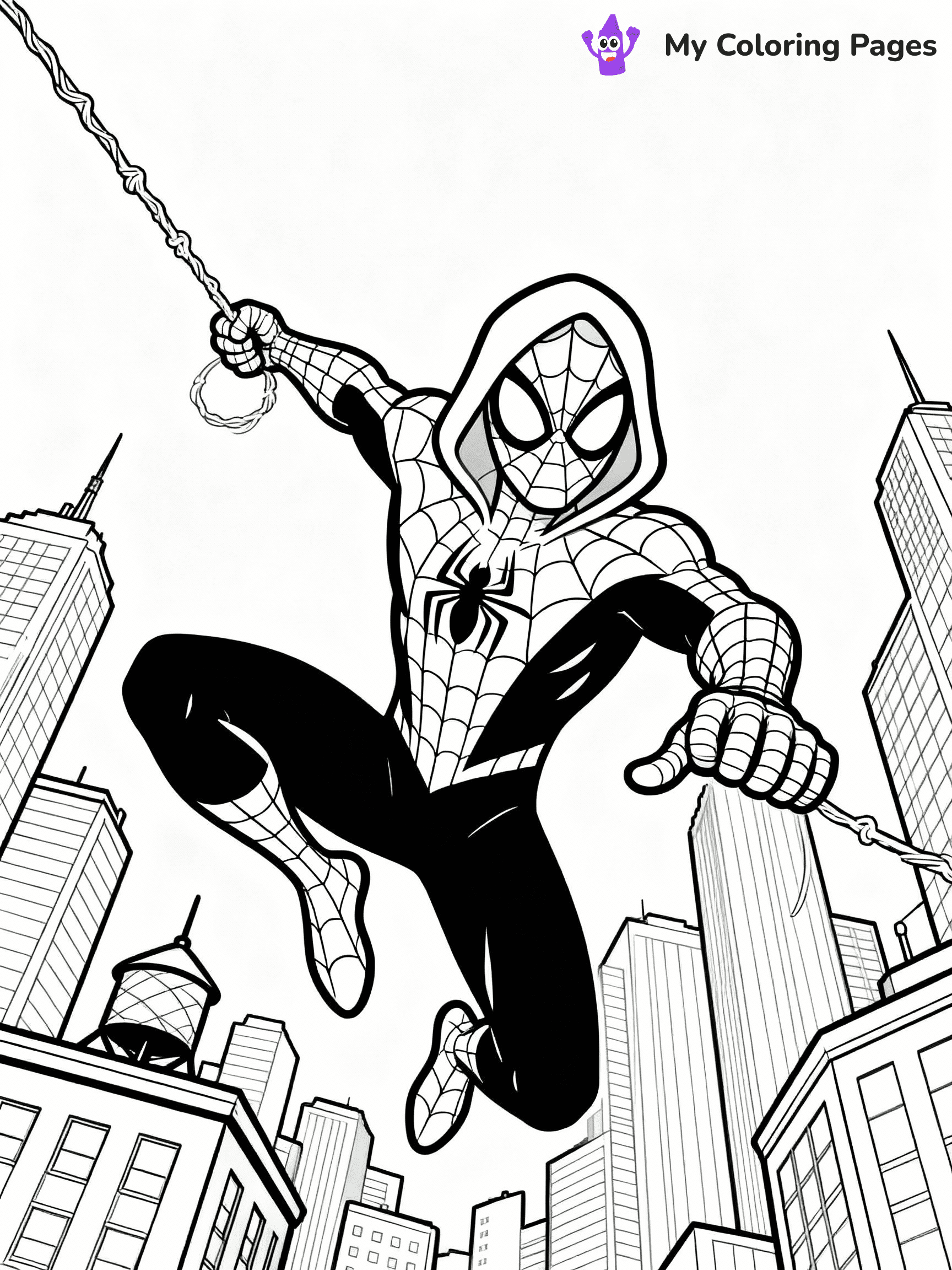 Miles Morales Coloring Pages - 29