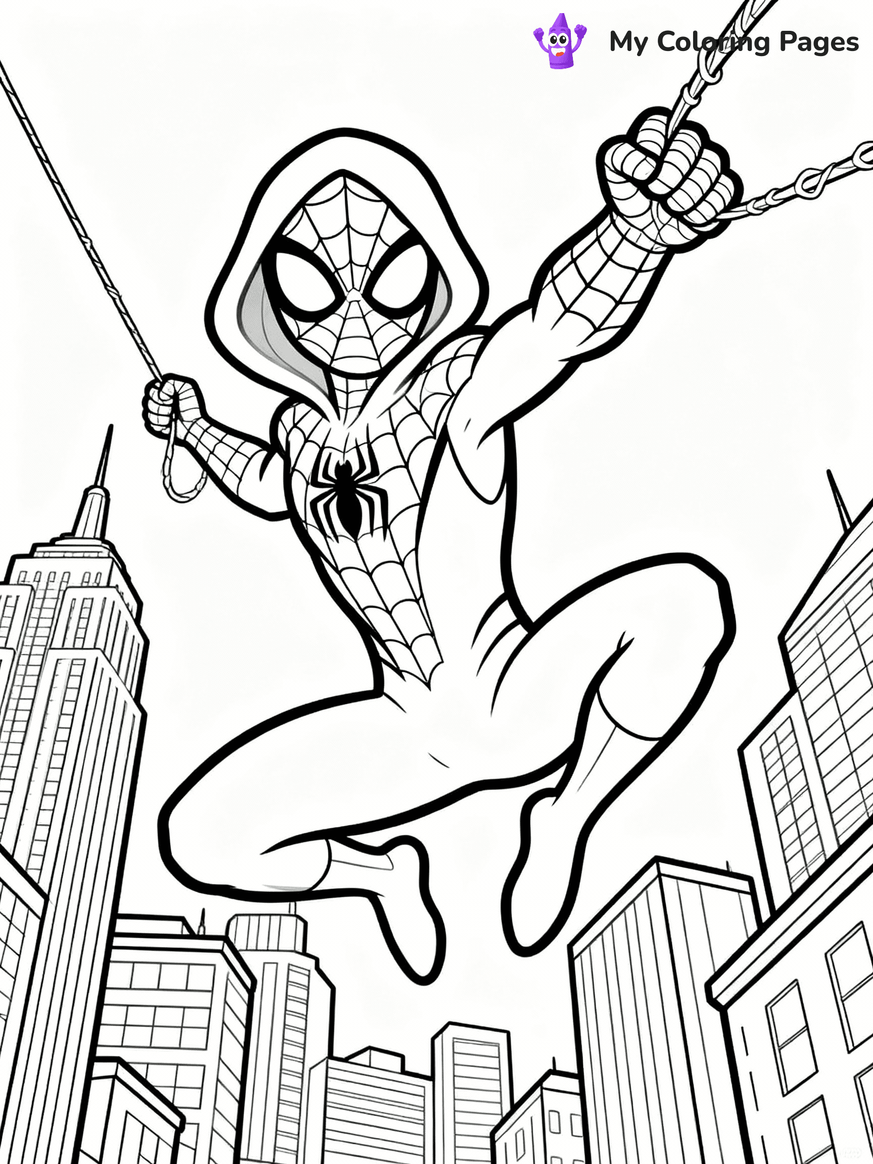 Miles Morales Coloring Pages - 26