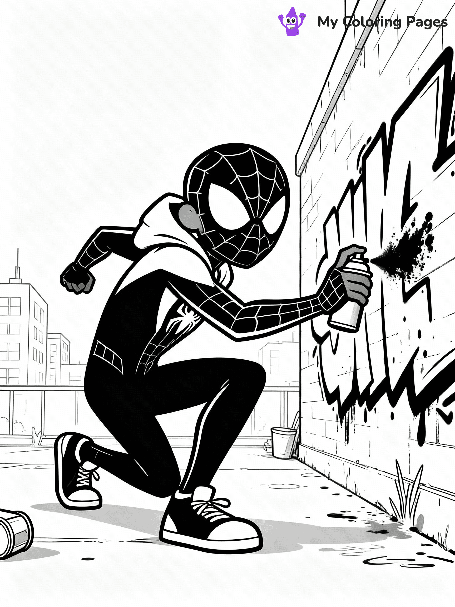 Miles Morales Coloring Pages - 15