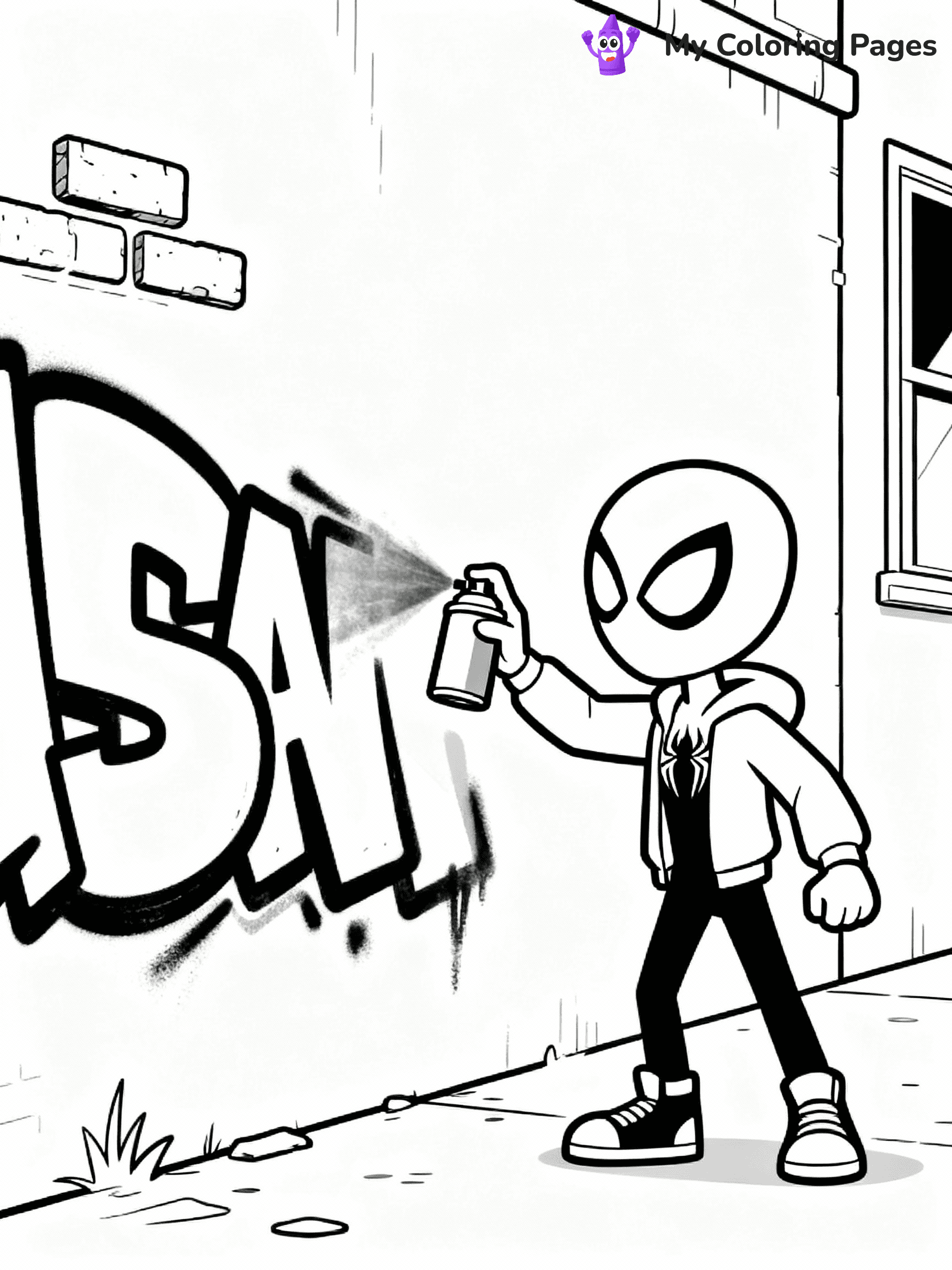 Miles Morales Coloring Pages - 14