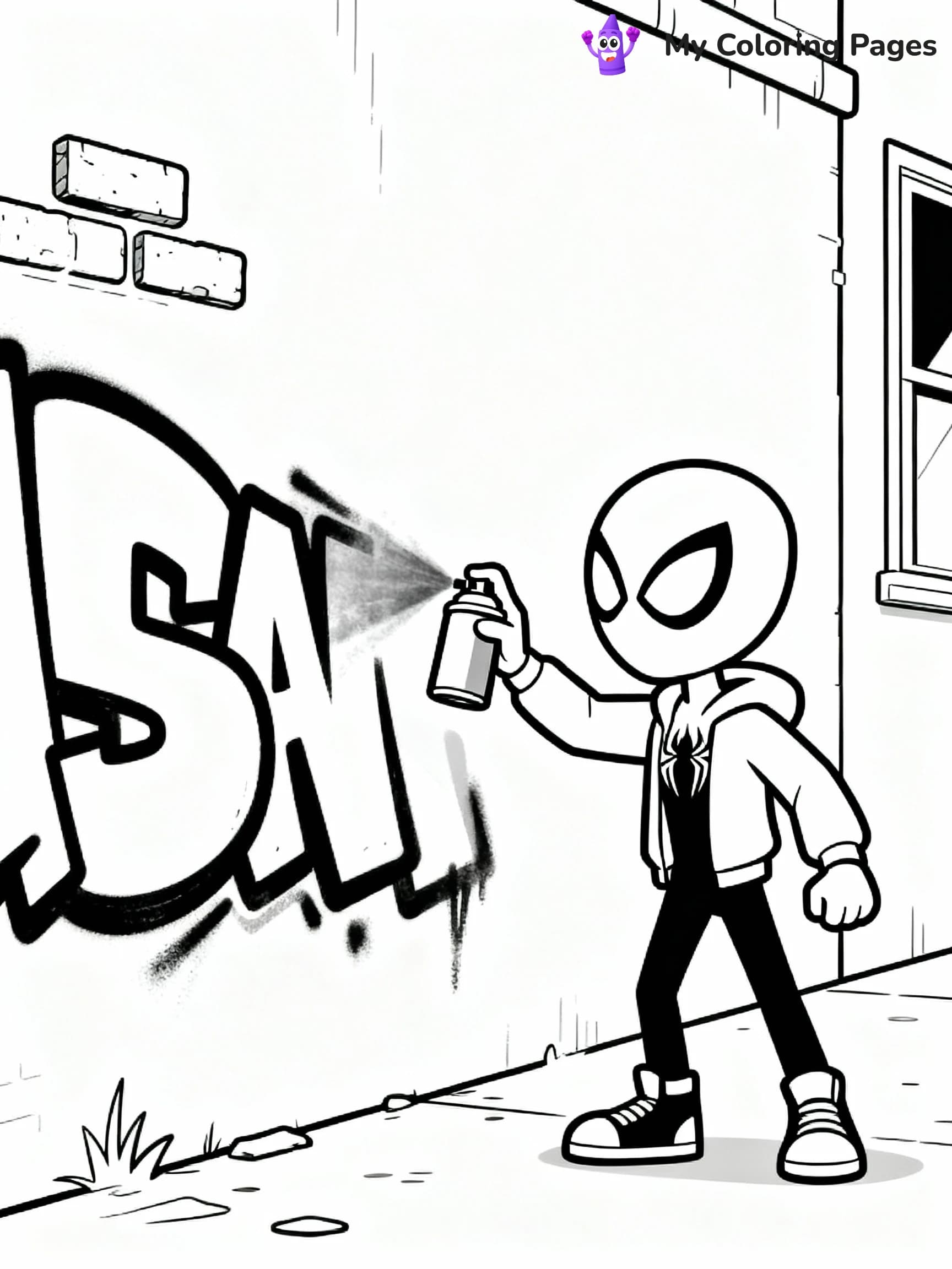 Miles Morales Coloring Pages - 14