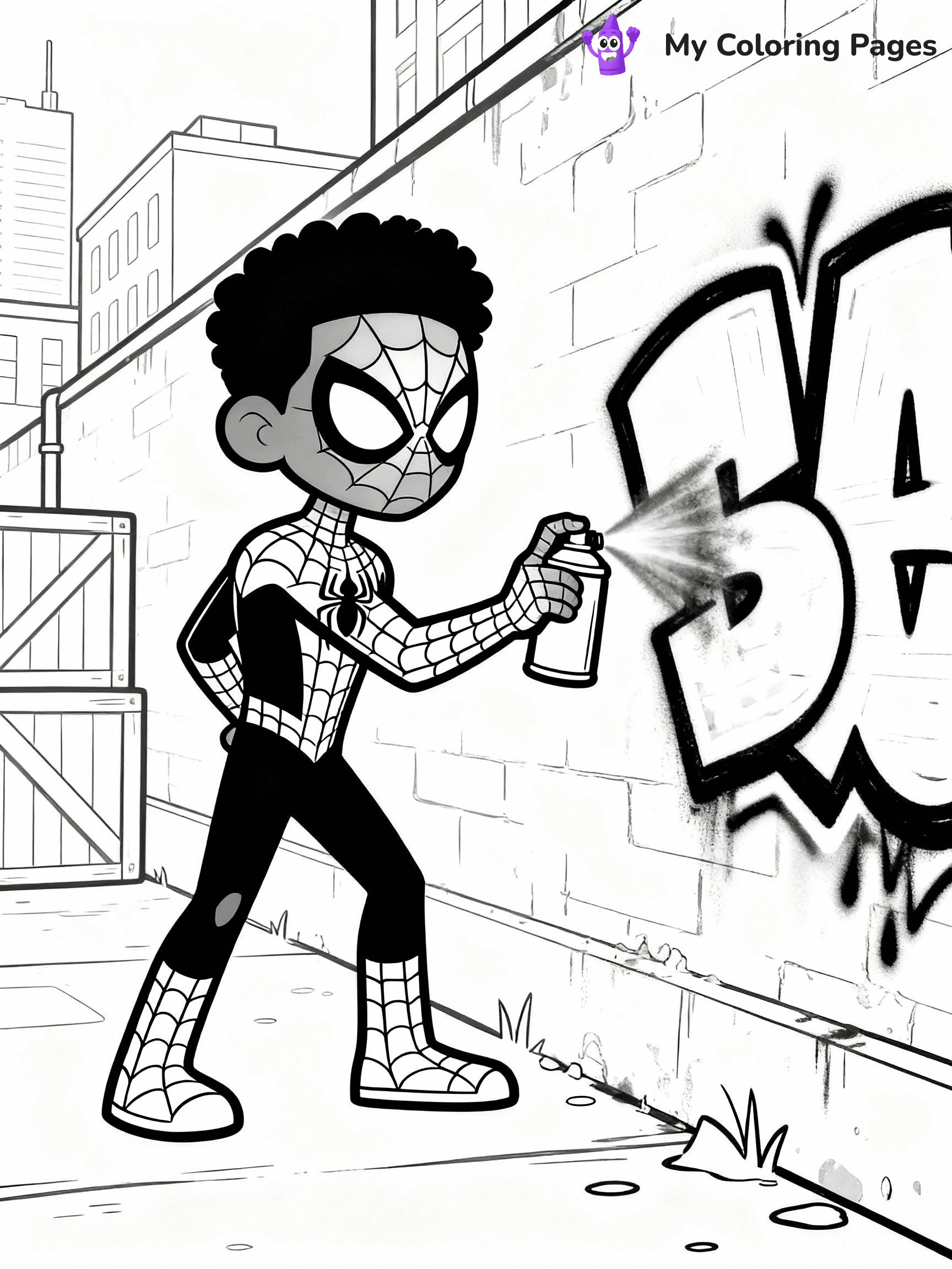 Miles Morales Coloring Pages - 13
