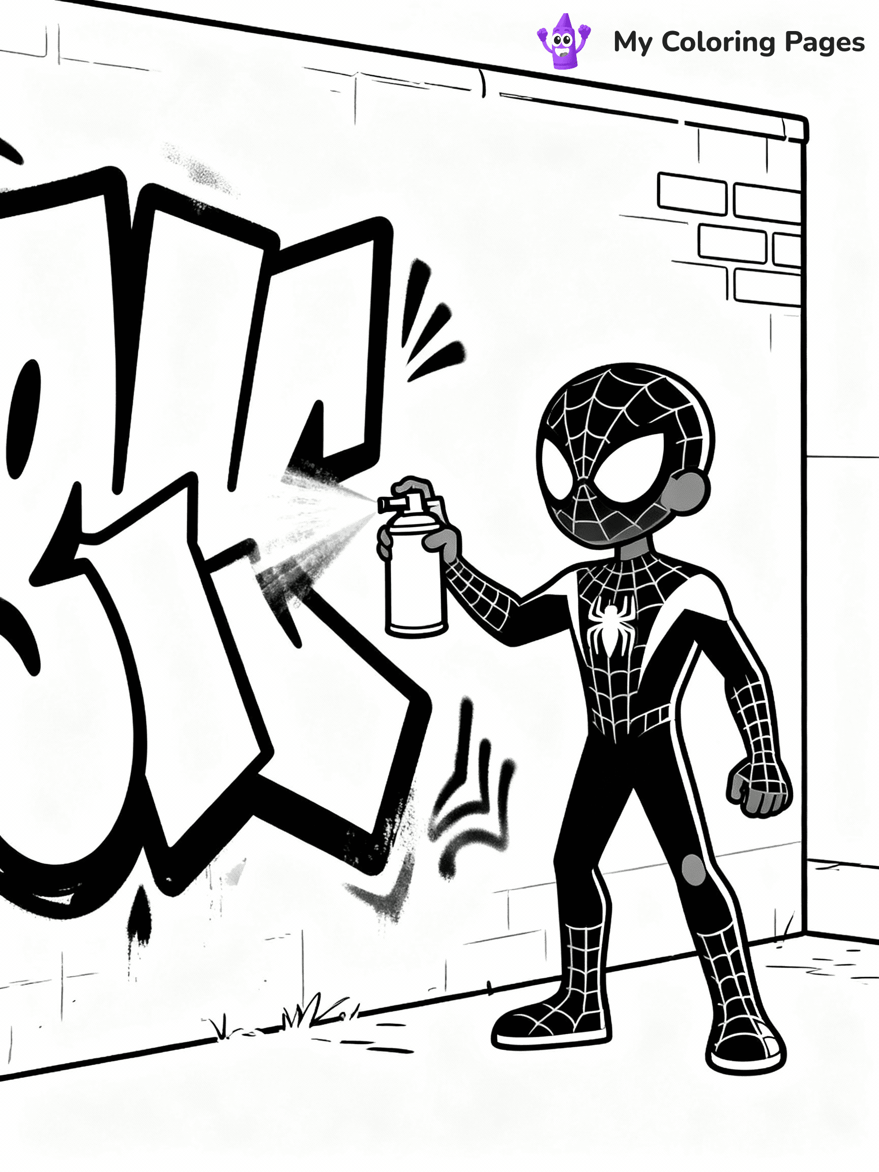 Miles Morales Coloring Pages - 10