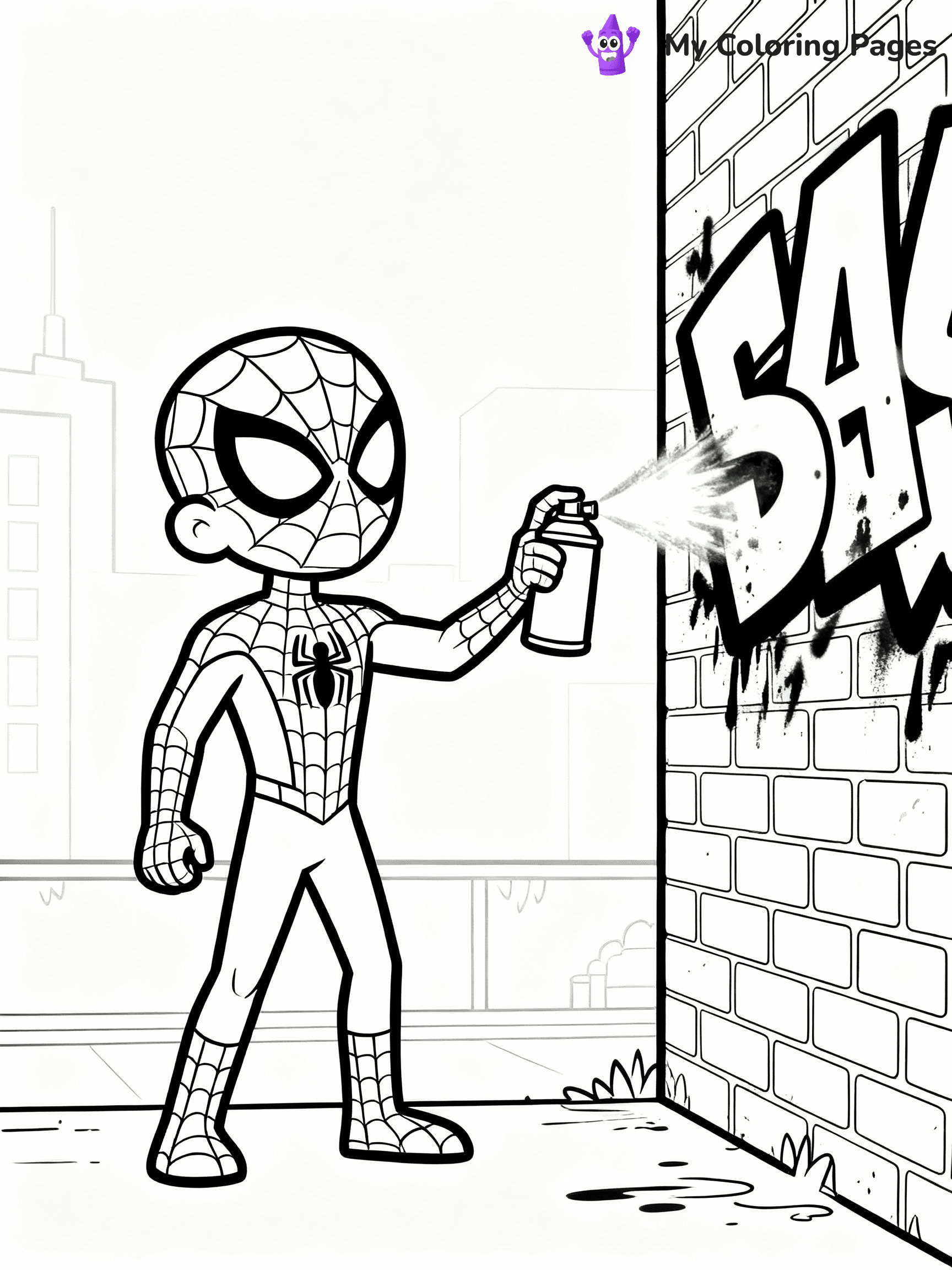 Miles Morales Coloring Pages - 8