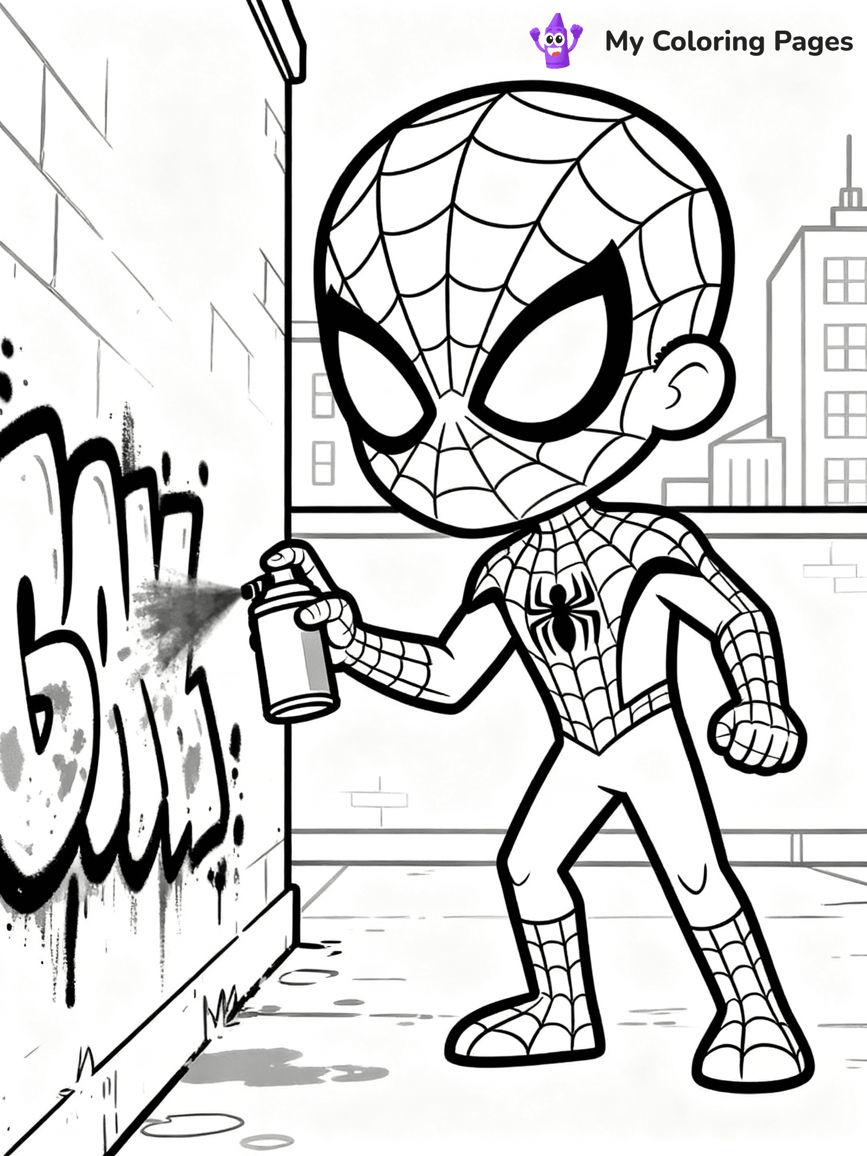 Miles Morales Coloring Pages - 6