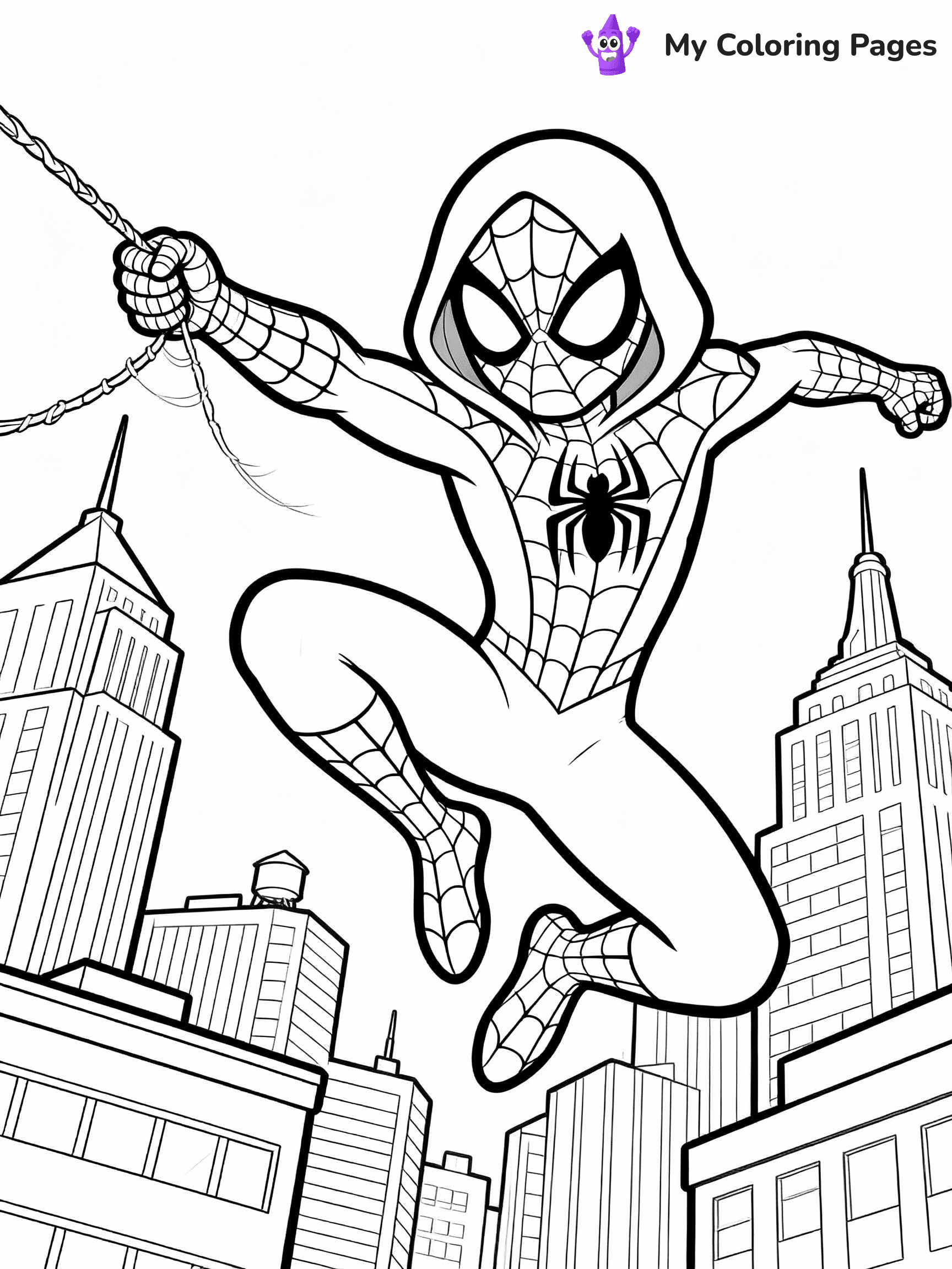 Miles Morales Coloring Pages - 4