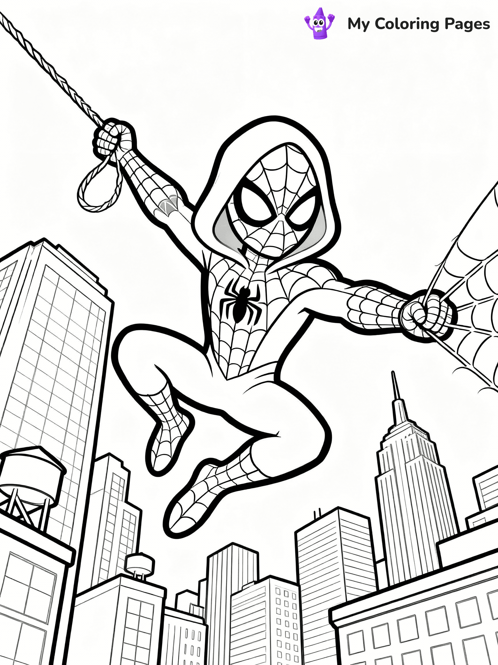 Miles Morales Coloring Pages - 2