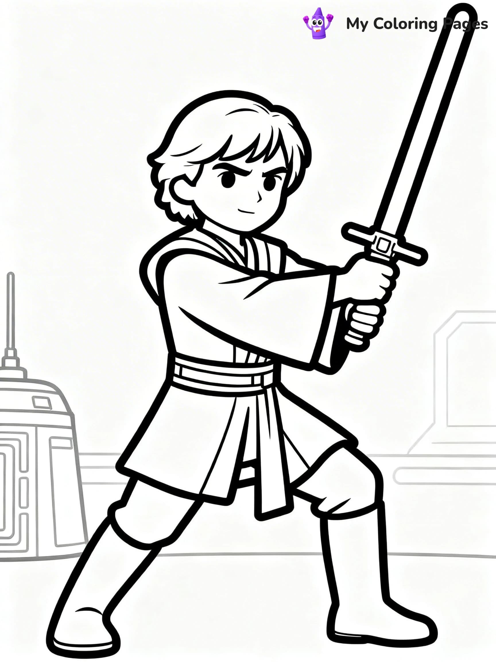 Anakin Skywalker Coloring Pages - 22