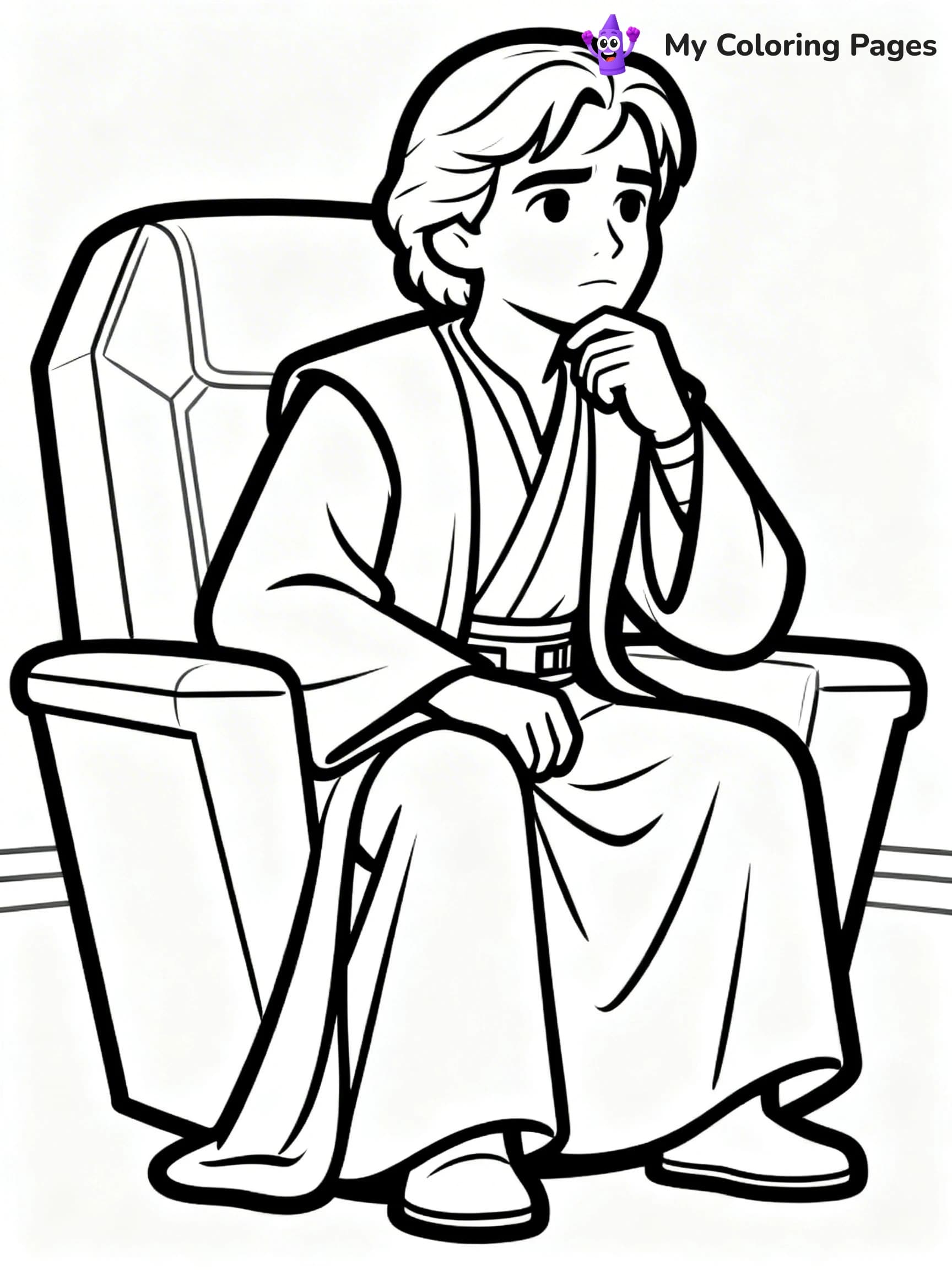 Anakin Skywalker Coloring Pages - 20