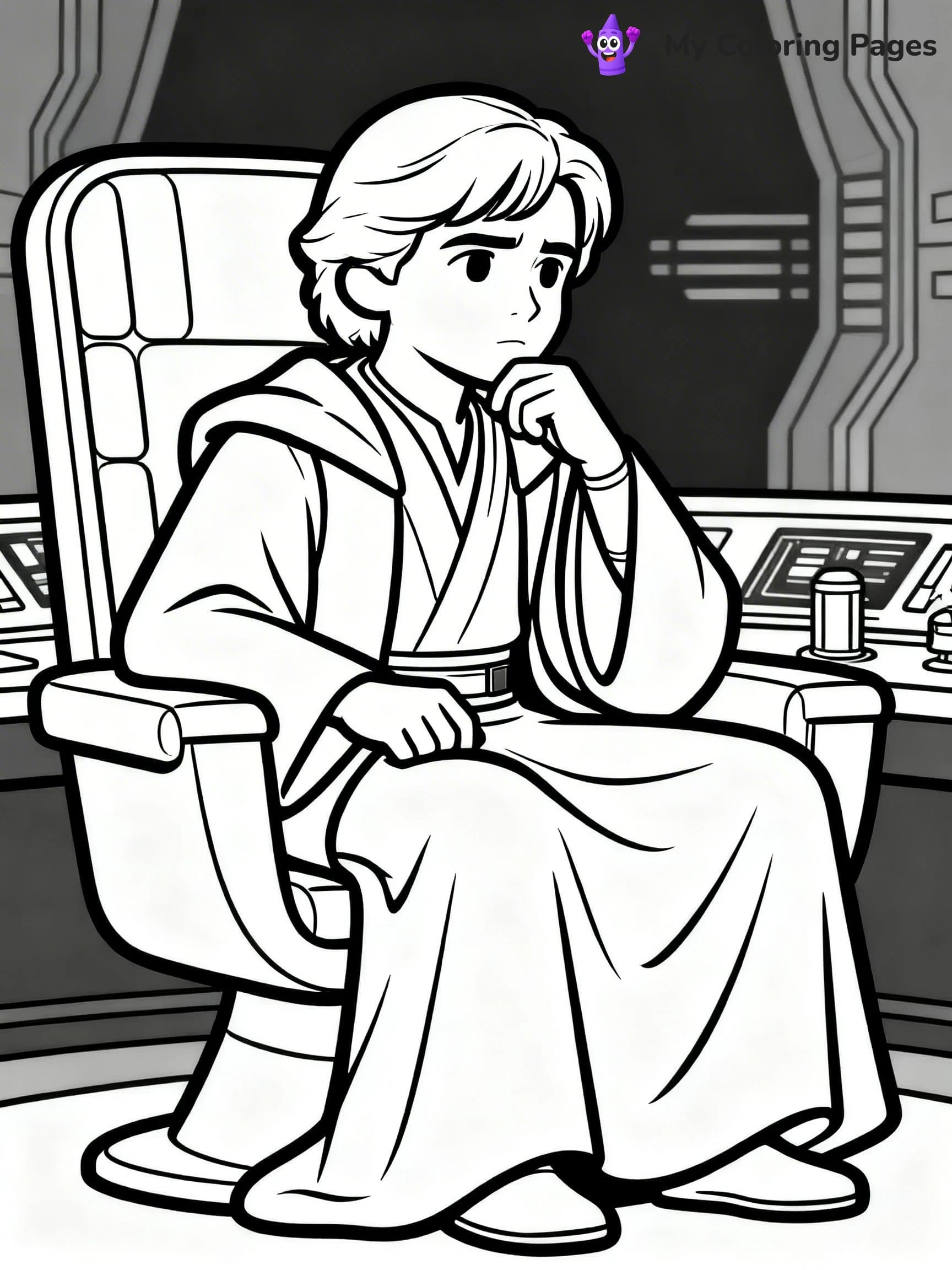 Anakin Skywalker Coloring Pages - 17