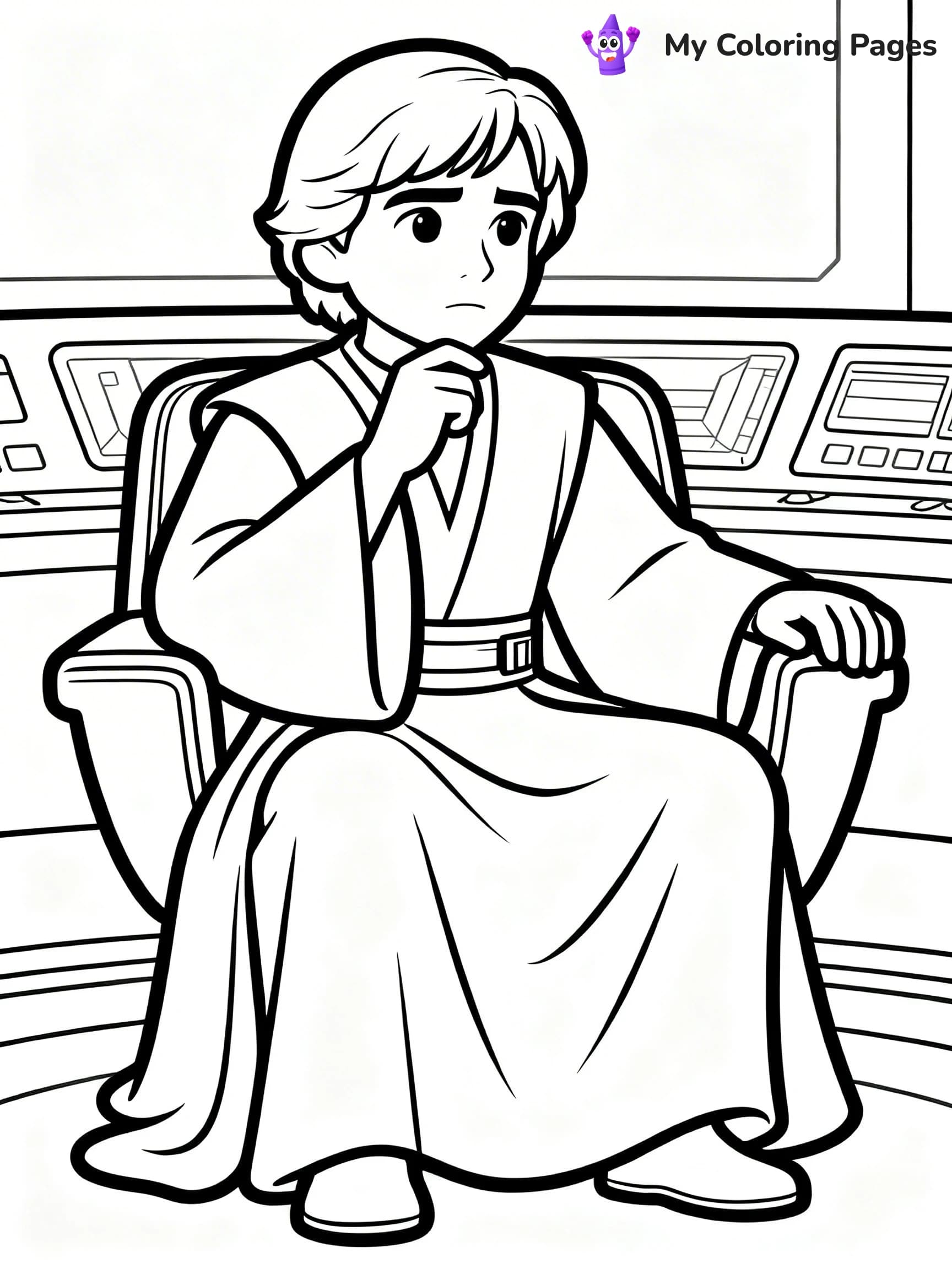 Anakin Skywalker Coloring Pages - 16