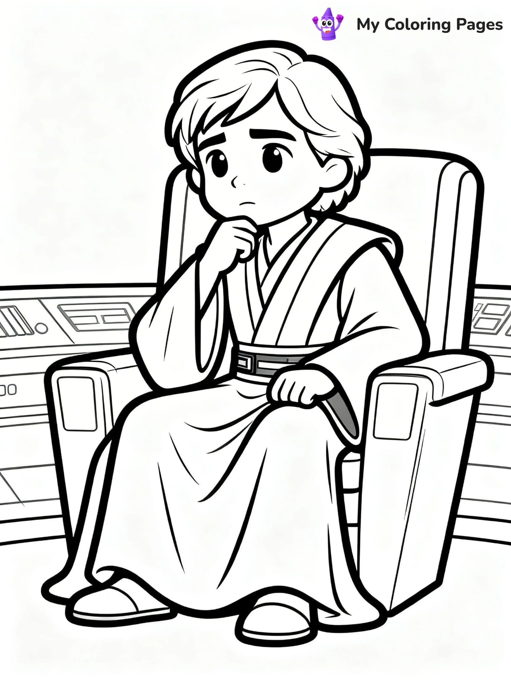 Anakin Skywalker Coloring Pages - 15