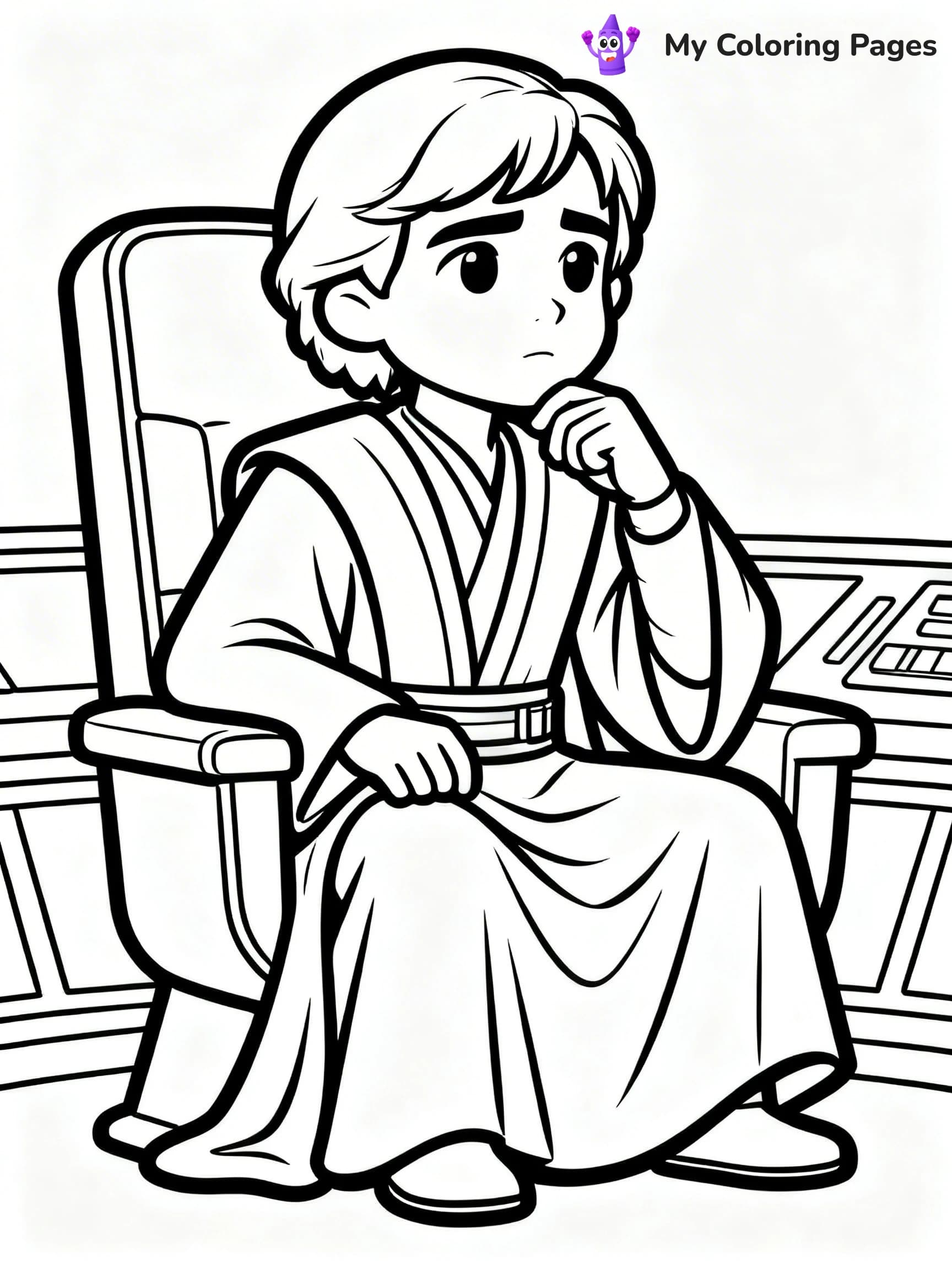 Anakin Skywalker Coloring Pages - 14