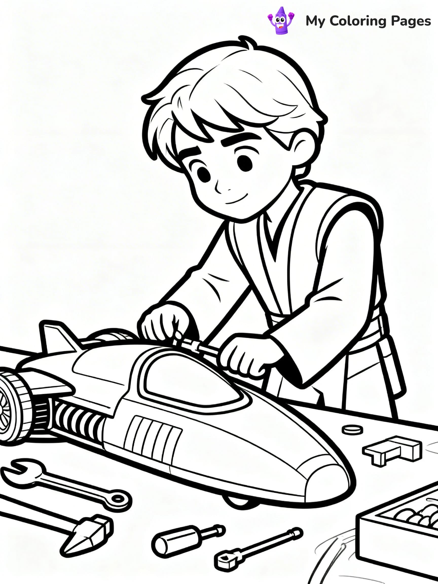 Anakin Skywalker Coloring Pages - 13