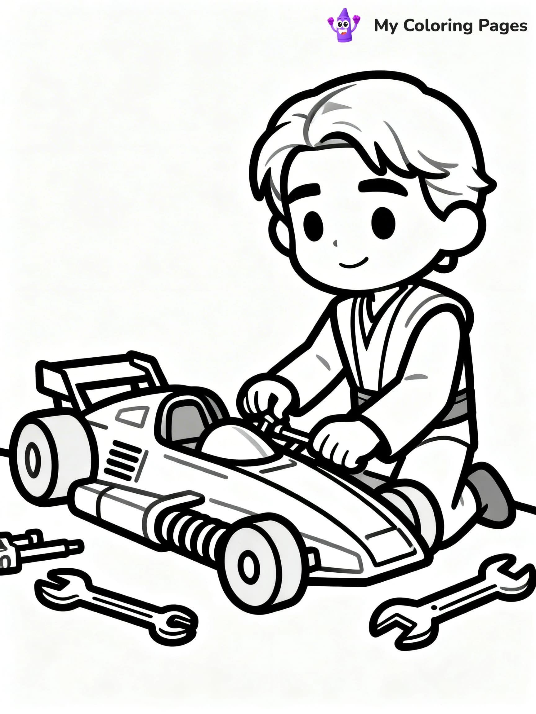 Anakin Skywalker Coloring Pages - 12