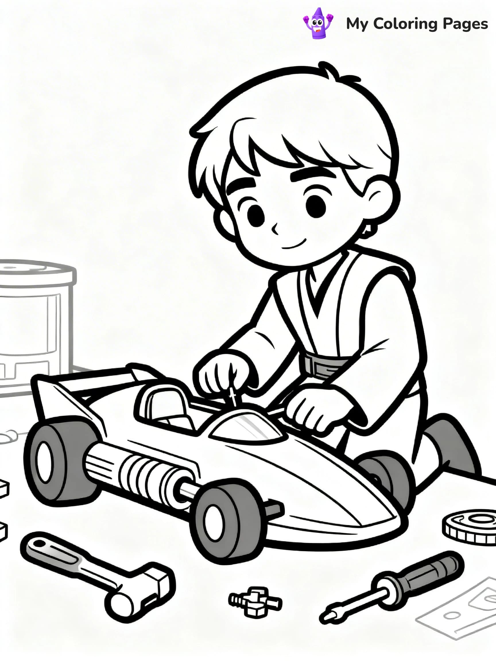 Anakin Skywalker Coloring Pages - 10