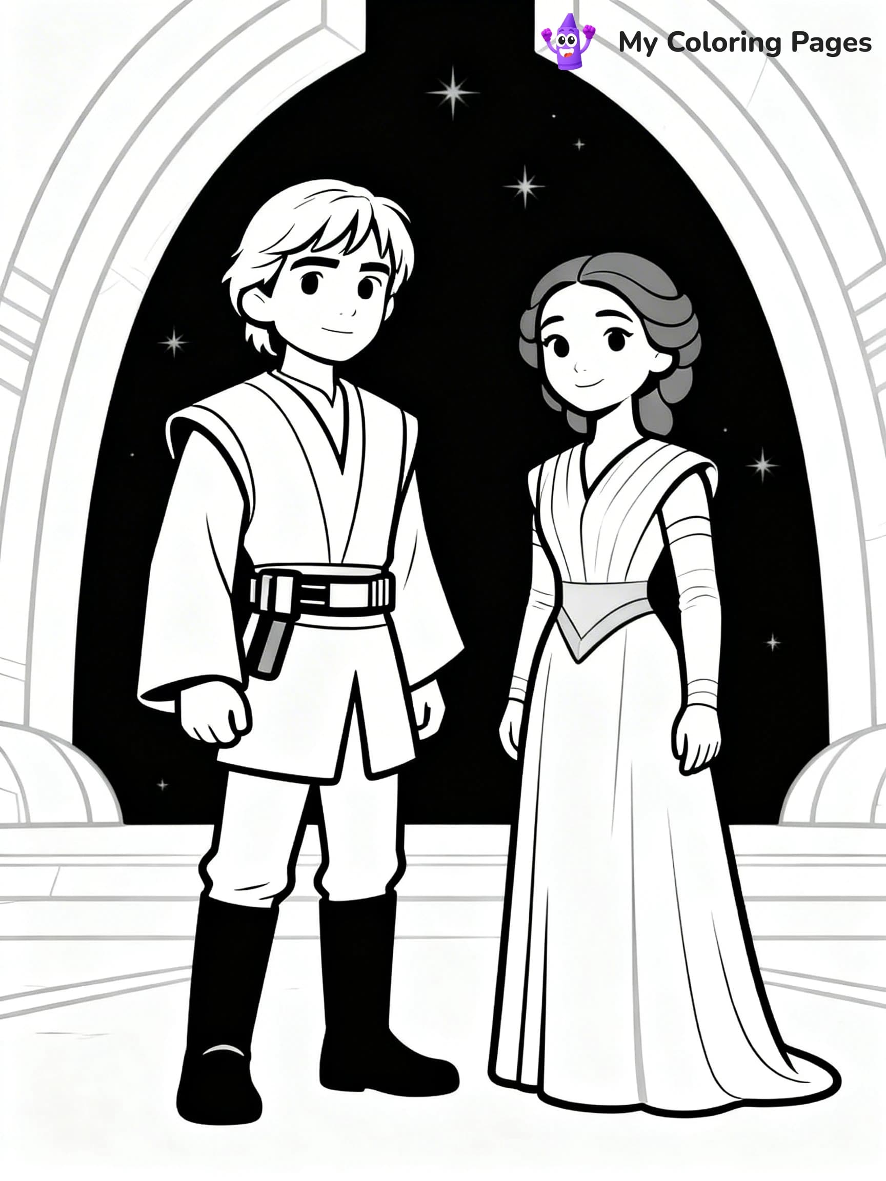 Anakin Skywalker Coloring Pages - 7