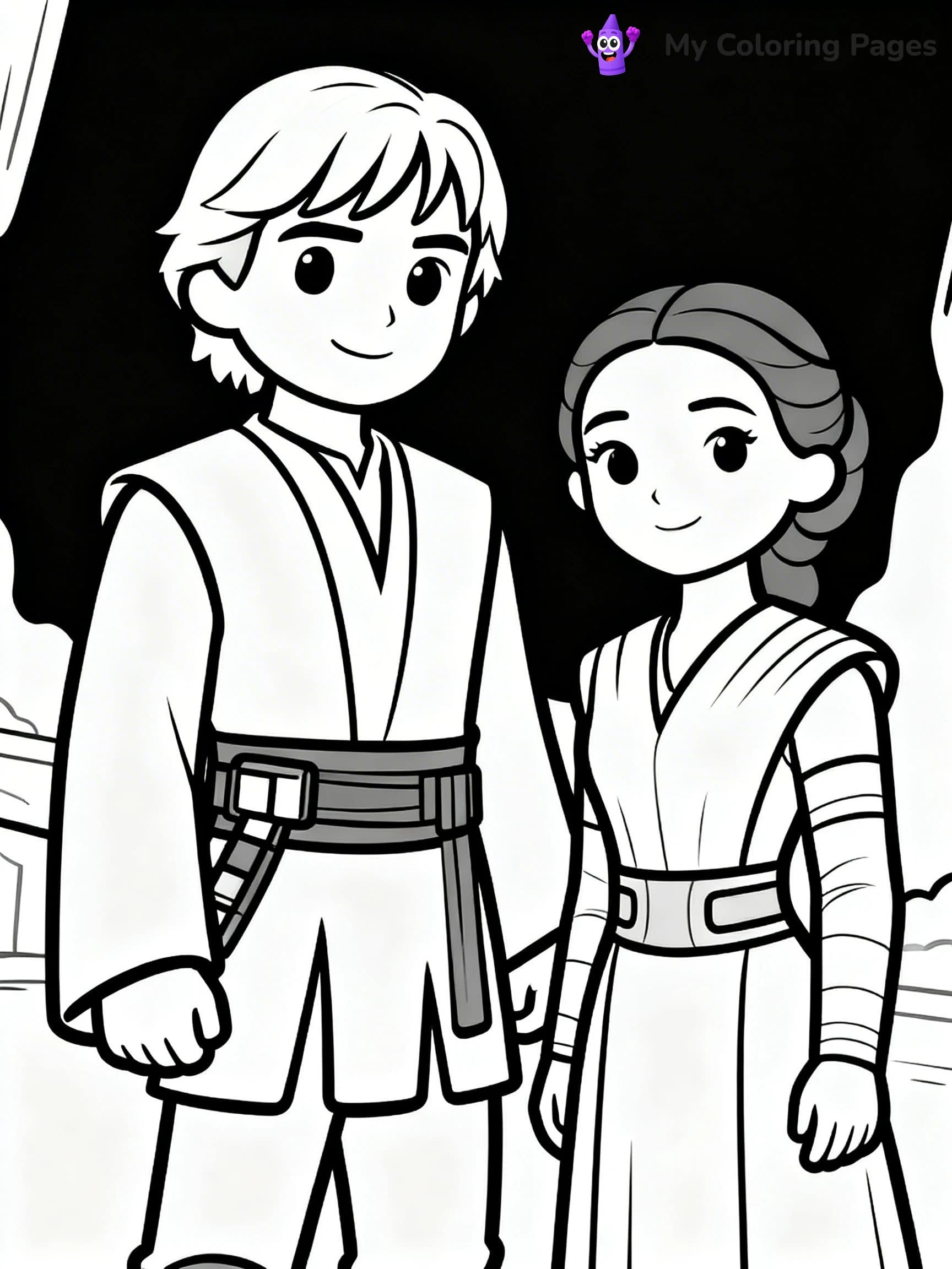 Anakin Skywalker Coloring Pages - 6