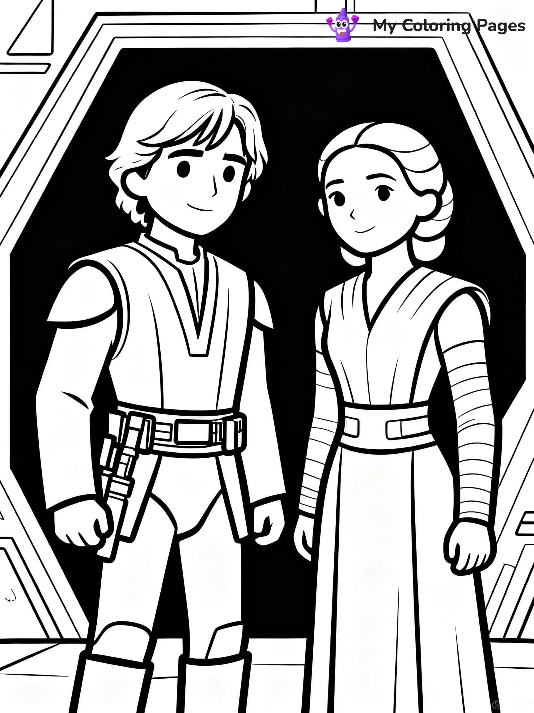 Anakin Skywalker Coloring Pages - 3