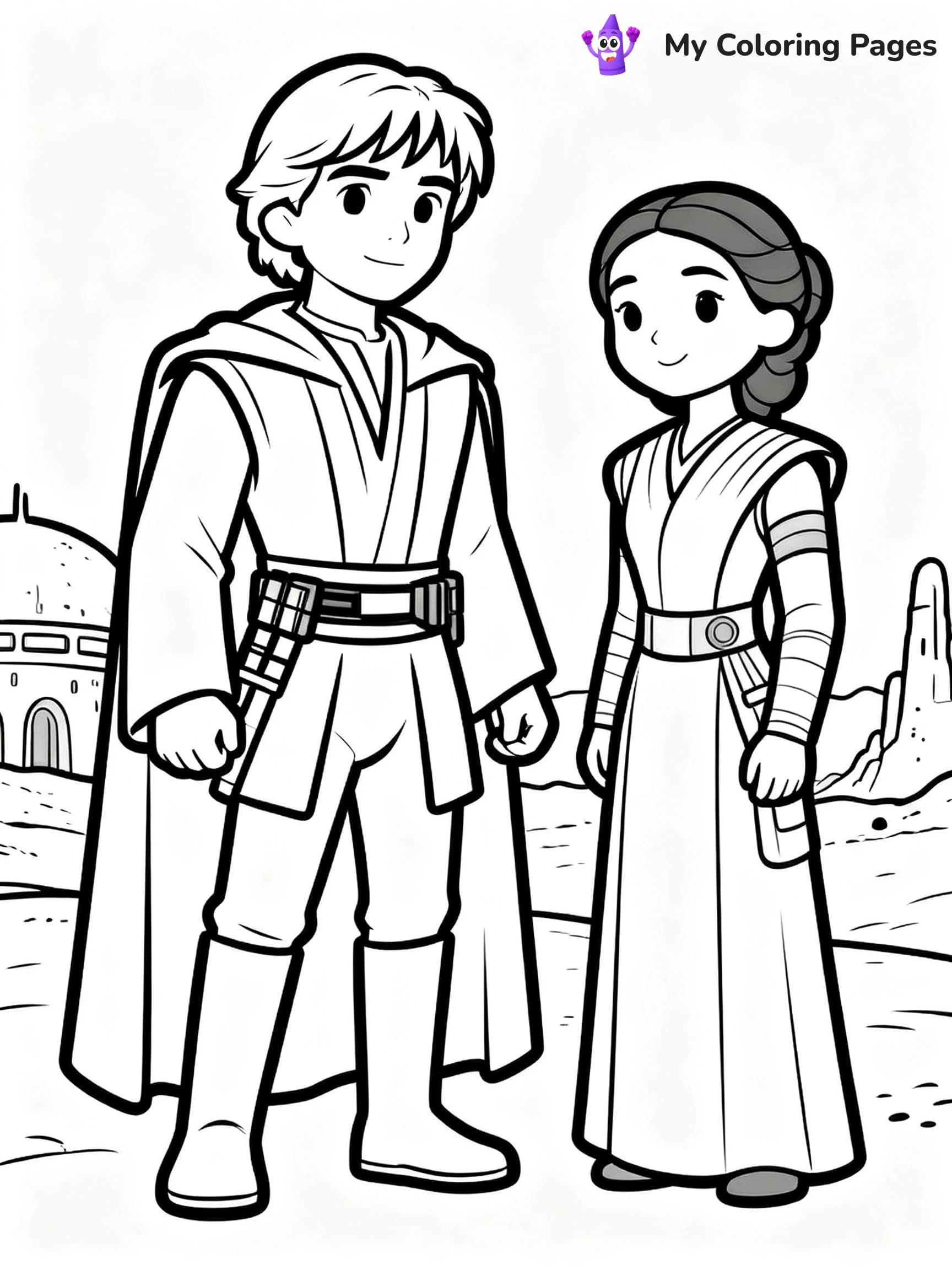 Anakin Skywalker Coloring Pages - 1