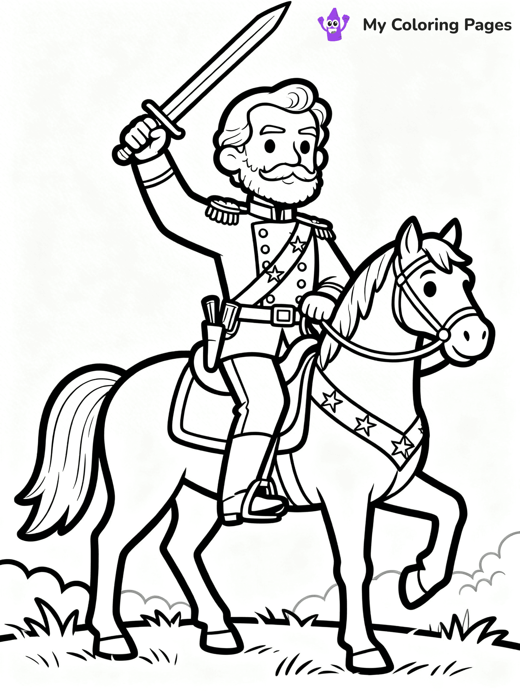 Civil War Coloring Pages - 29
