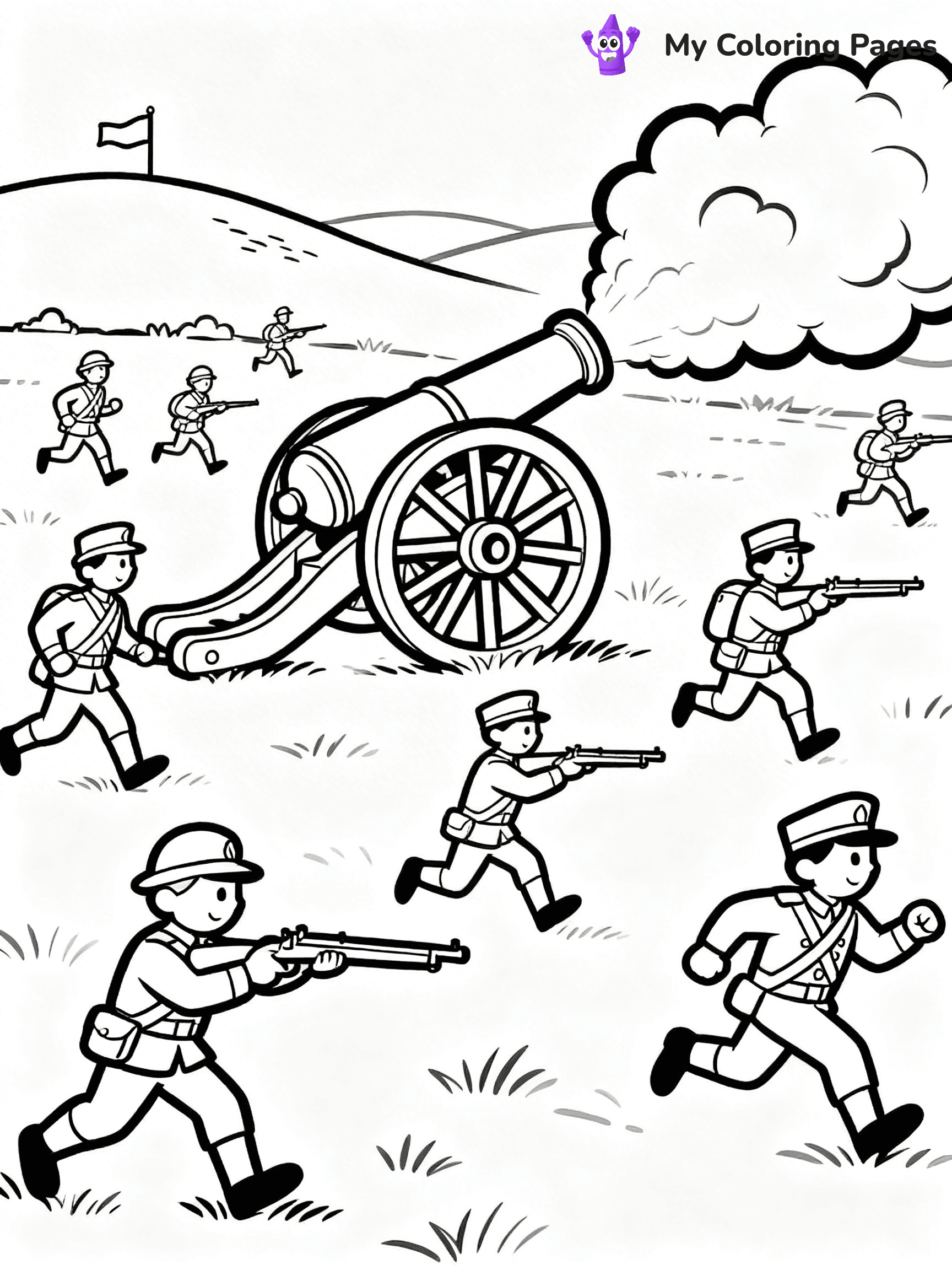 Civil War Coloring Pages - 16