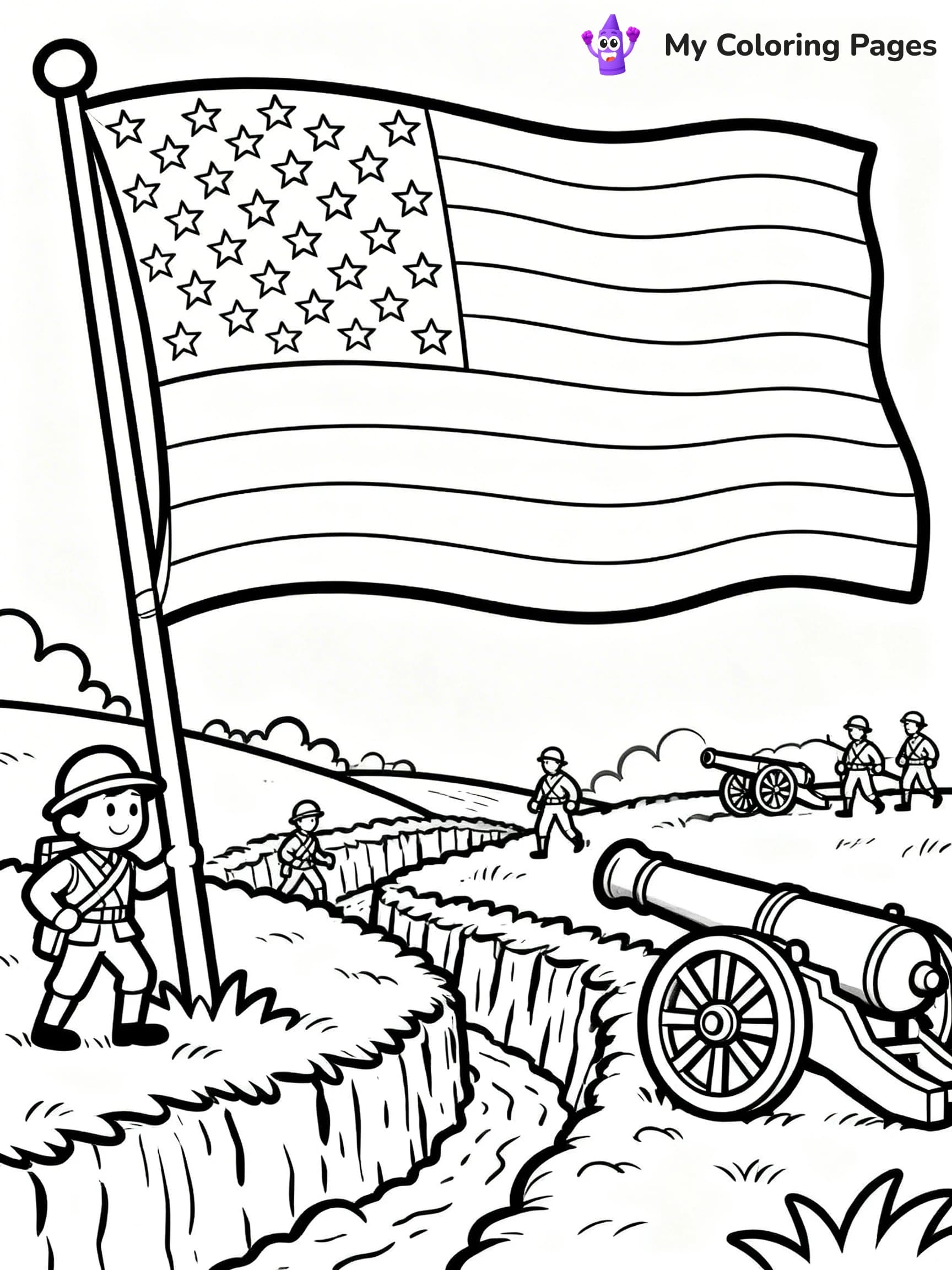 Civil War Coloring Pages - 14