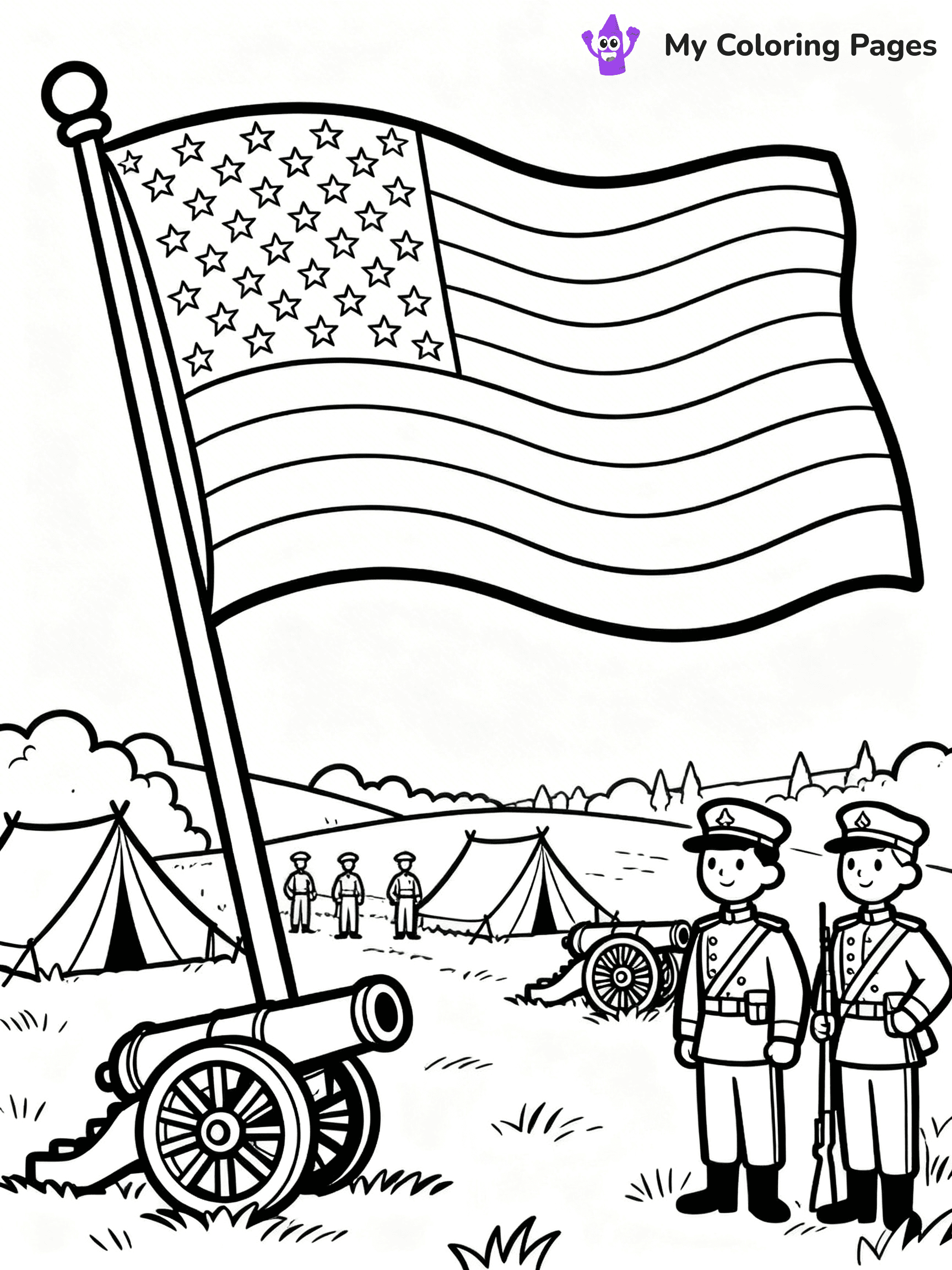 Civil War Coloring Pages - 13