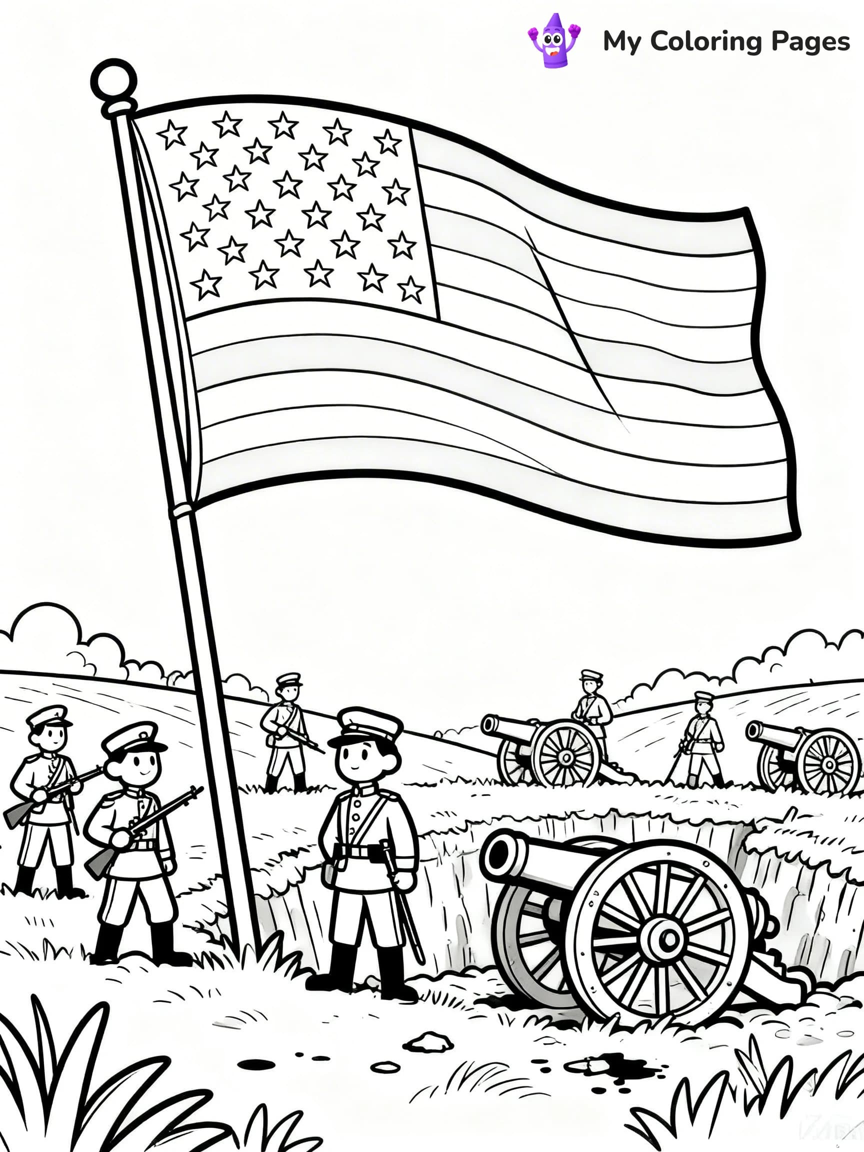 Civil War Coloring Pages - 10