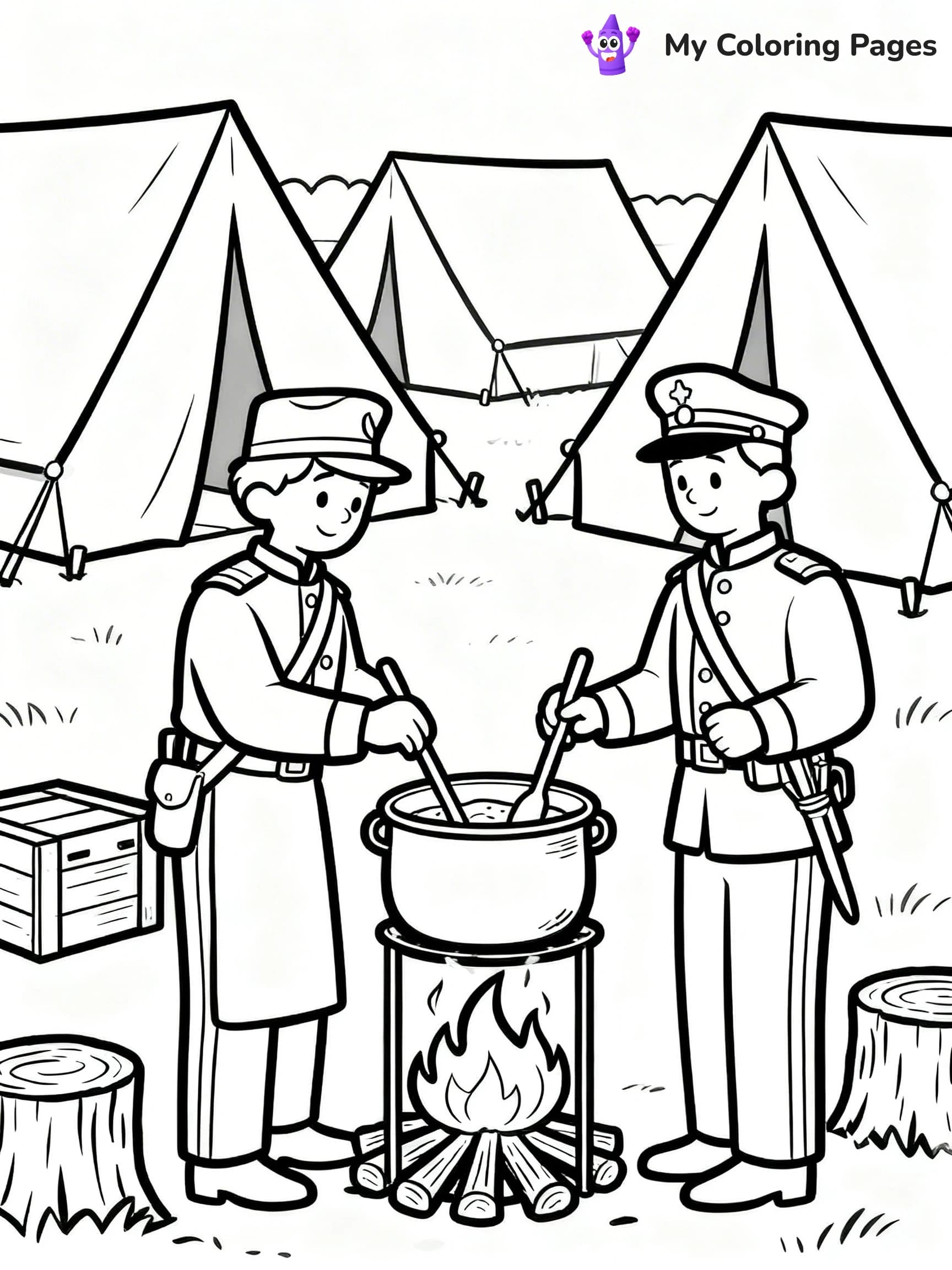 Civil War Coloring Pages - 8
