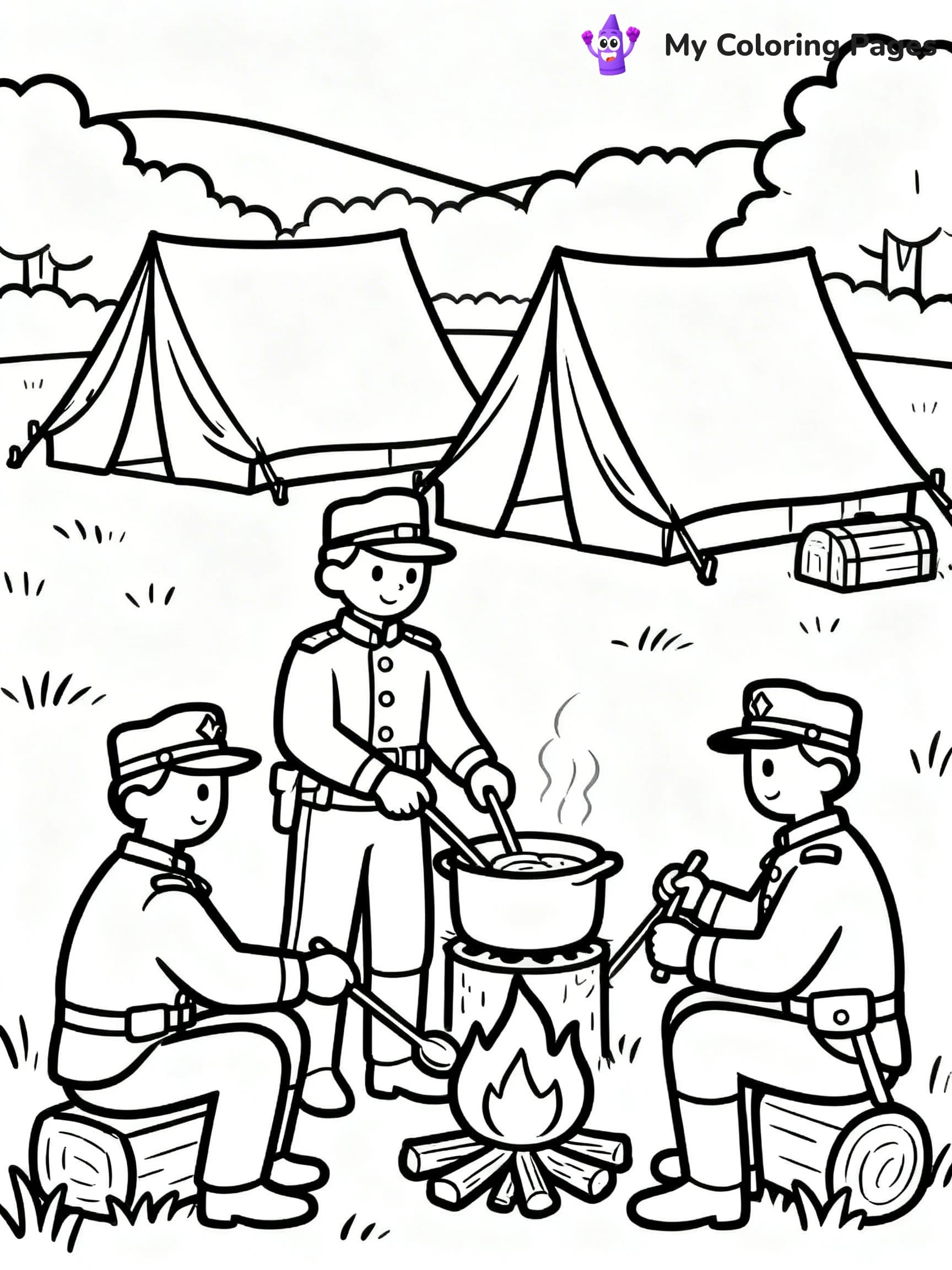 Civil War Coloring Pages - 7