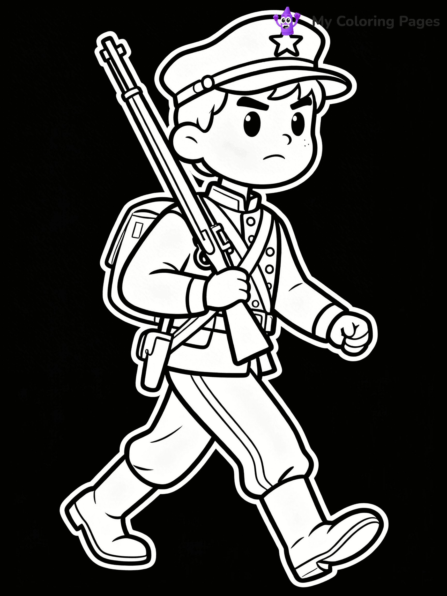 Civil War Coloring Pages - 1