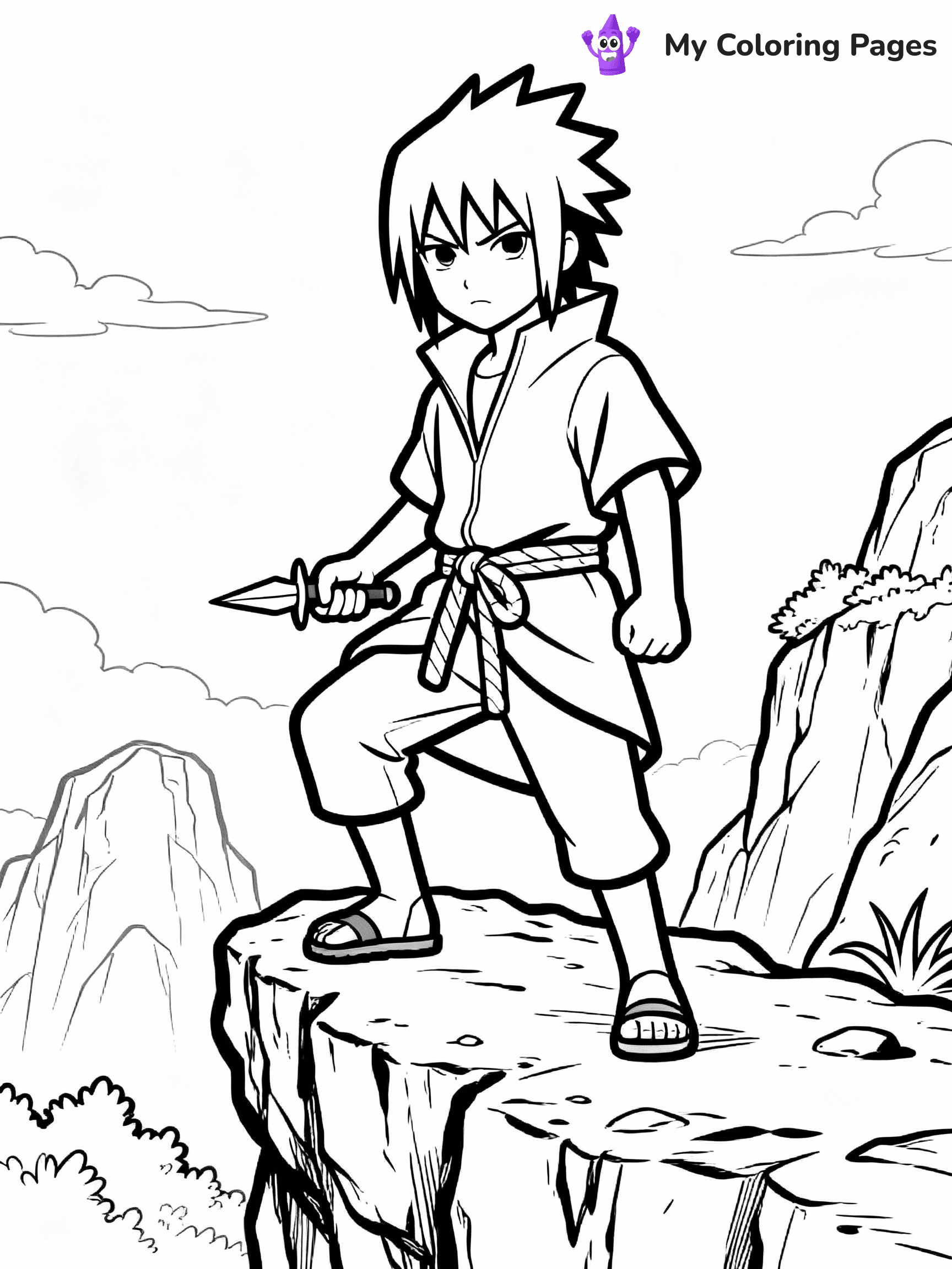 Naruto Coloring Pages - 10