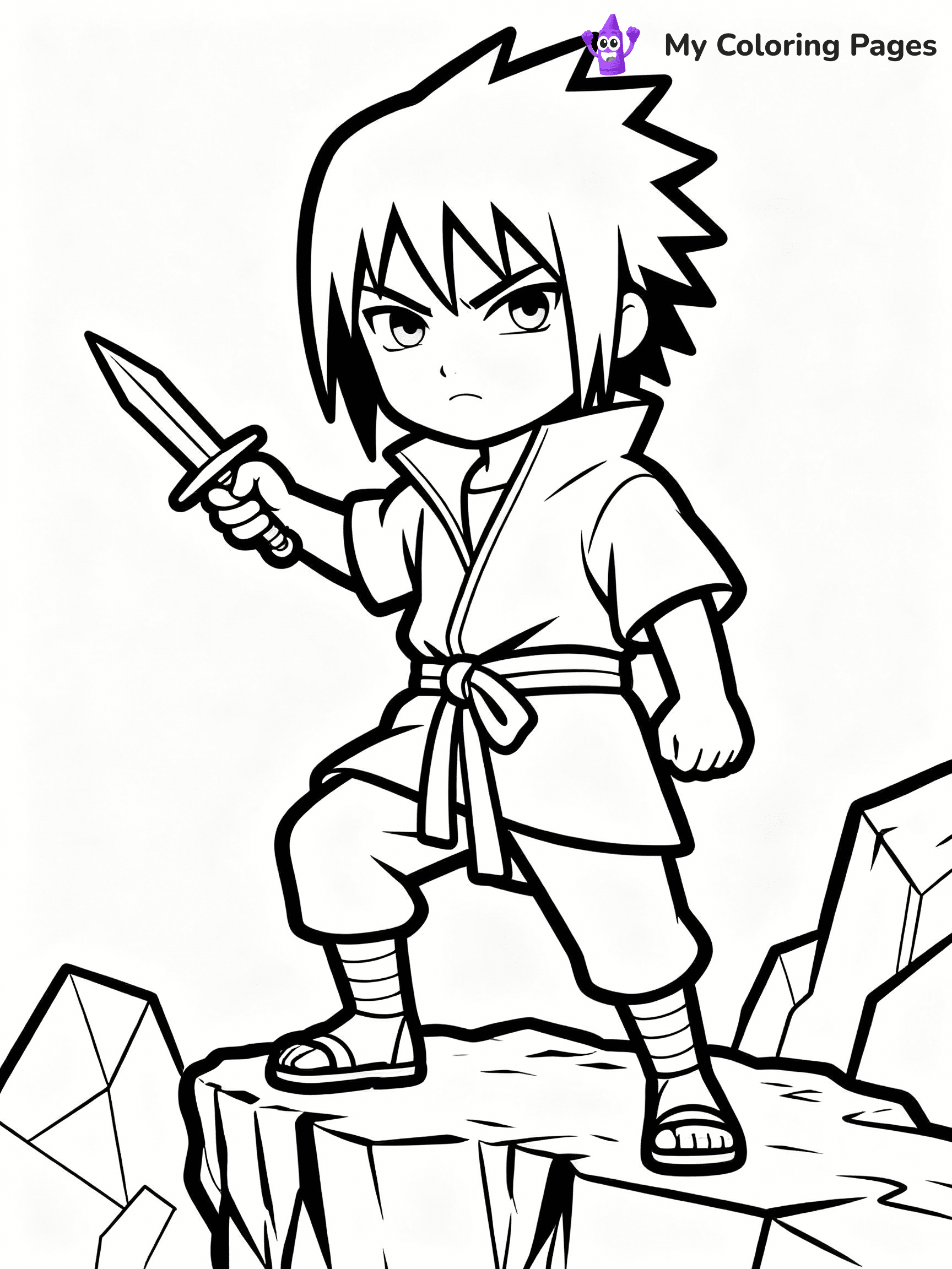 Naruto Coloring Pages - 9