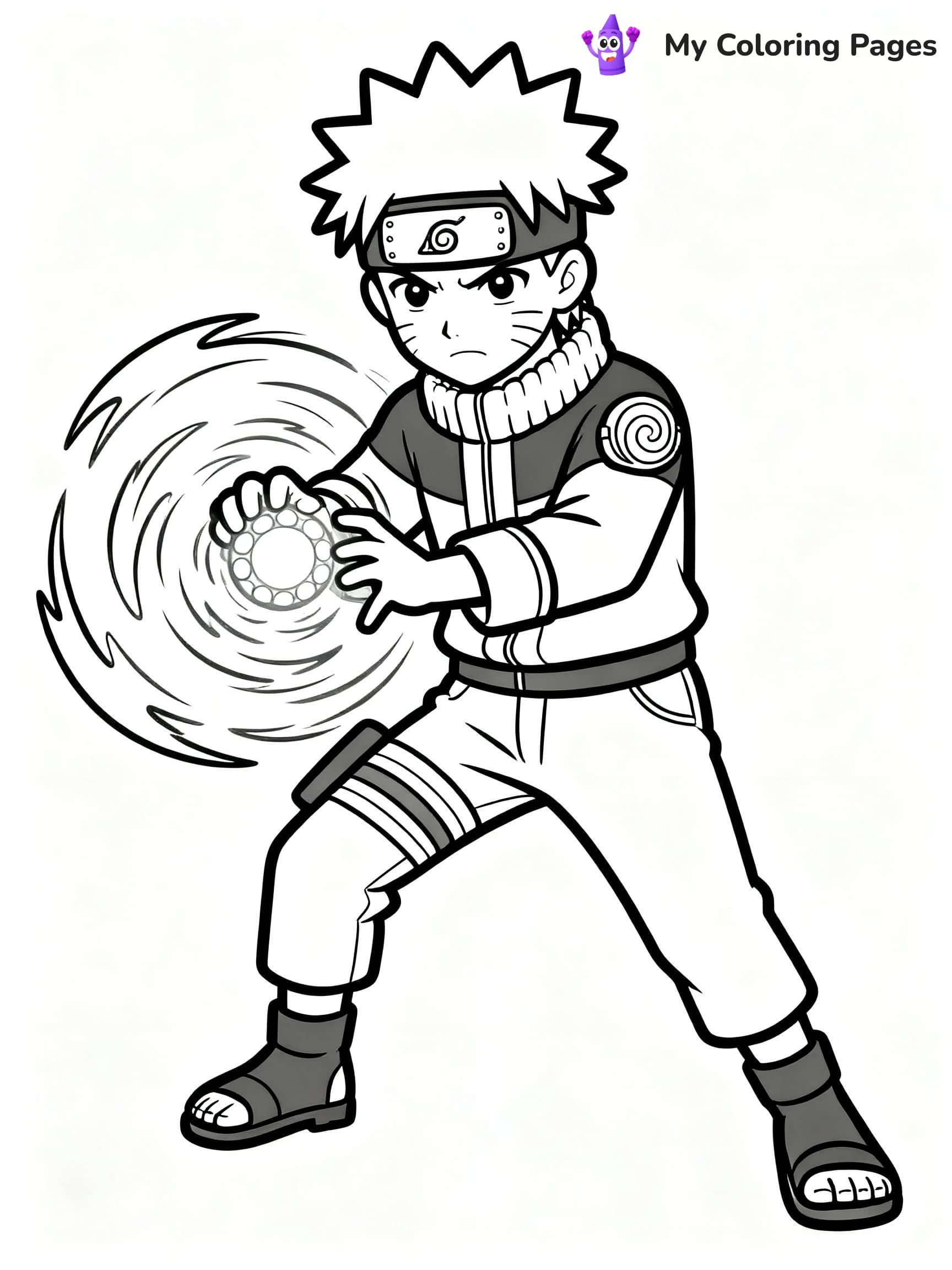 Naruto Coloring Pages - 1