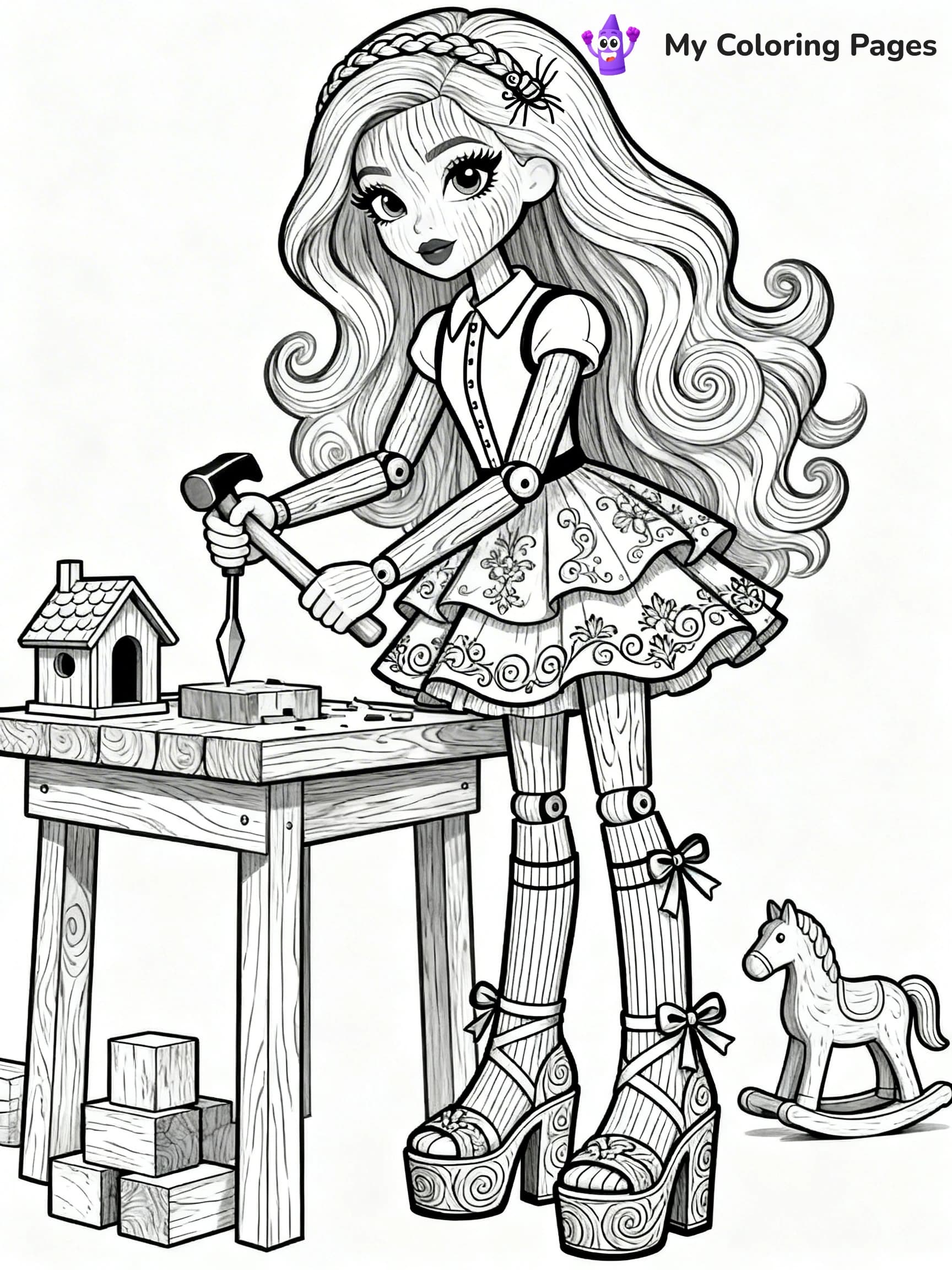Ever After High Coloring Pages - 9