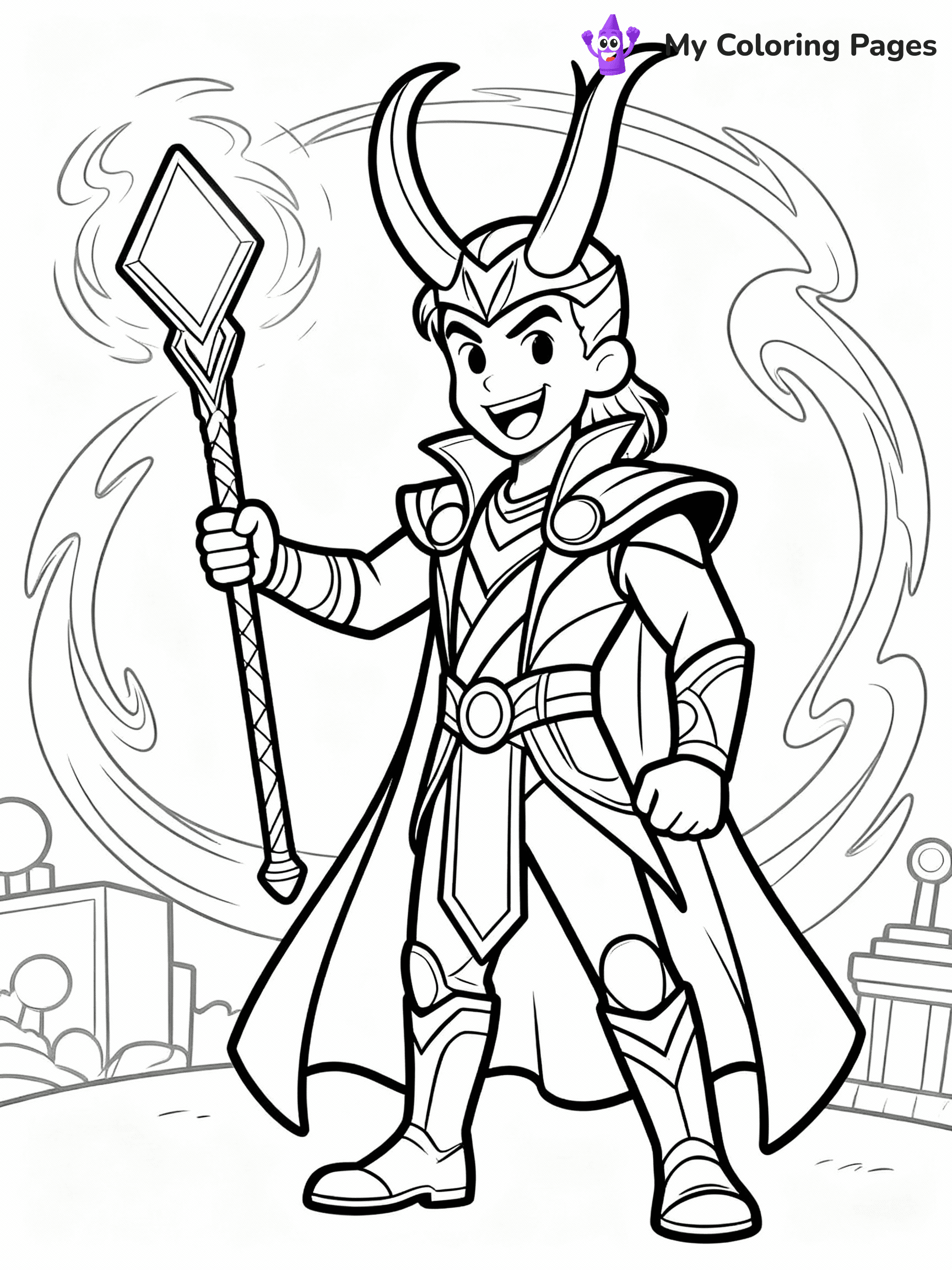 Thor Coloring Pages - 25