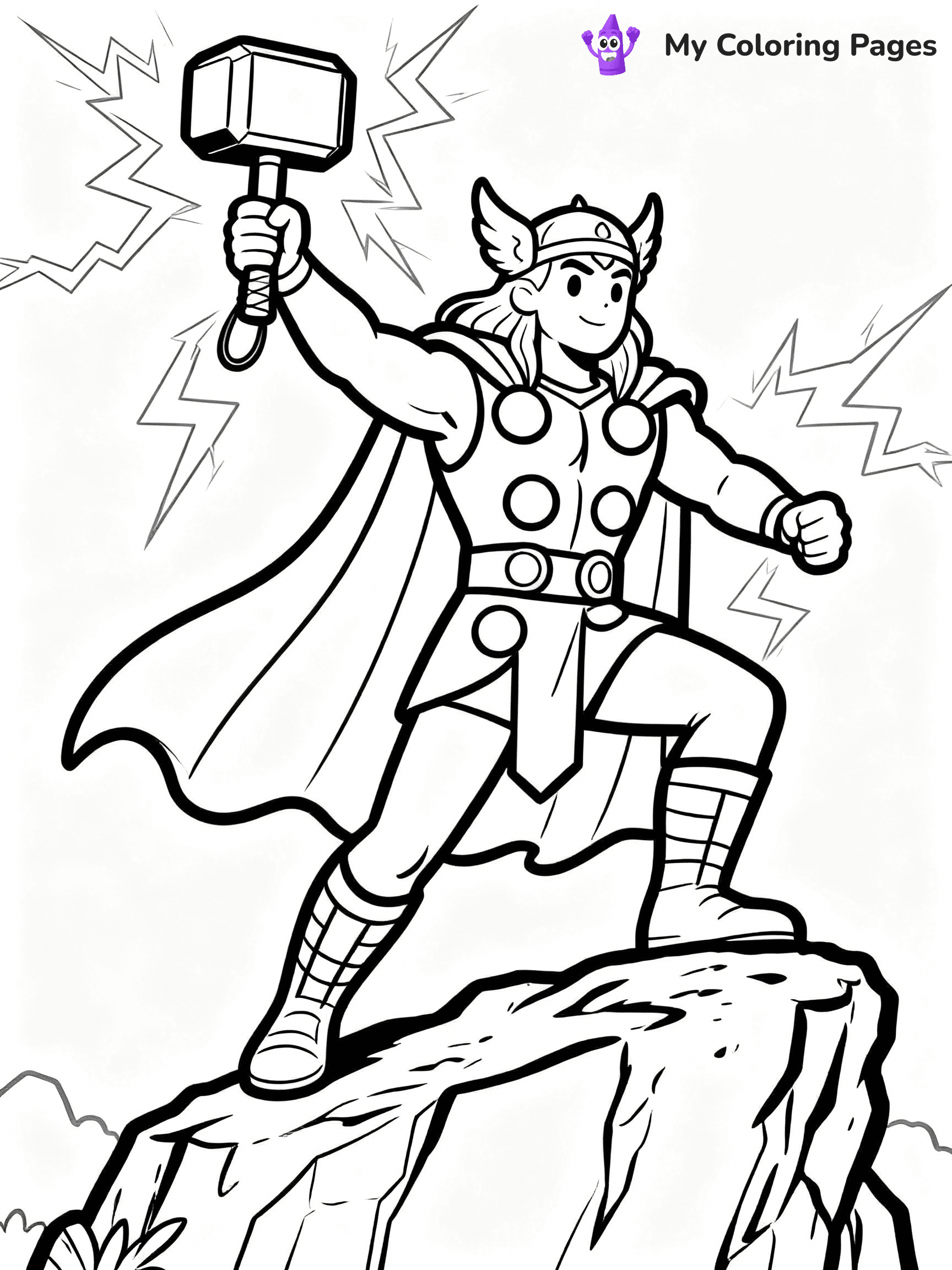 Thor Coloring Pages - 10