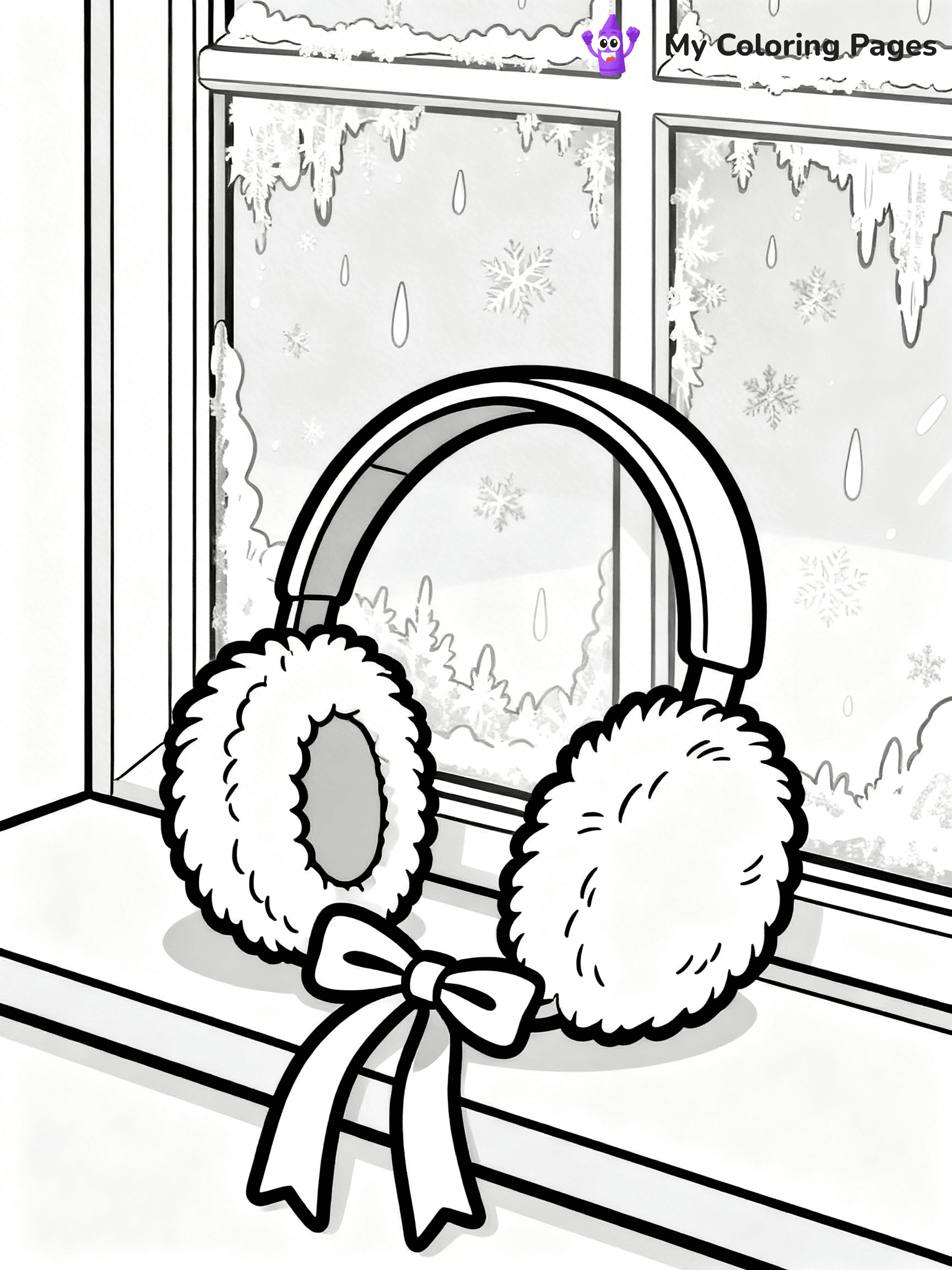 Winter Hat Coloring Pages - 21