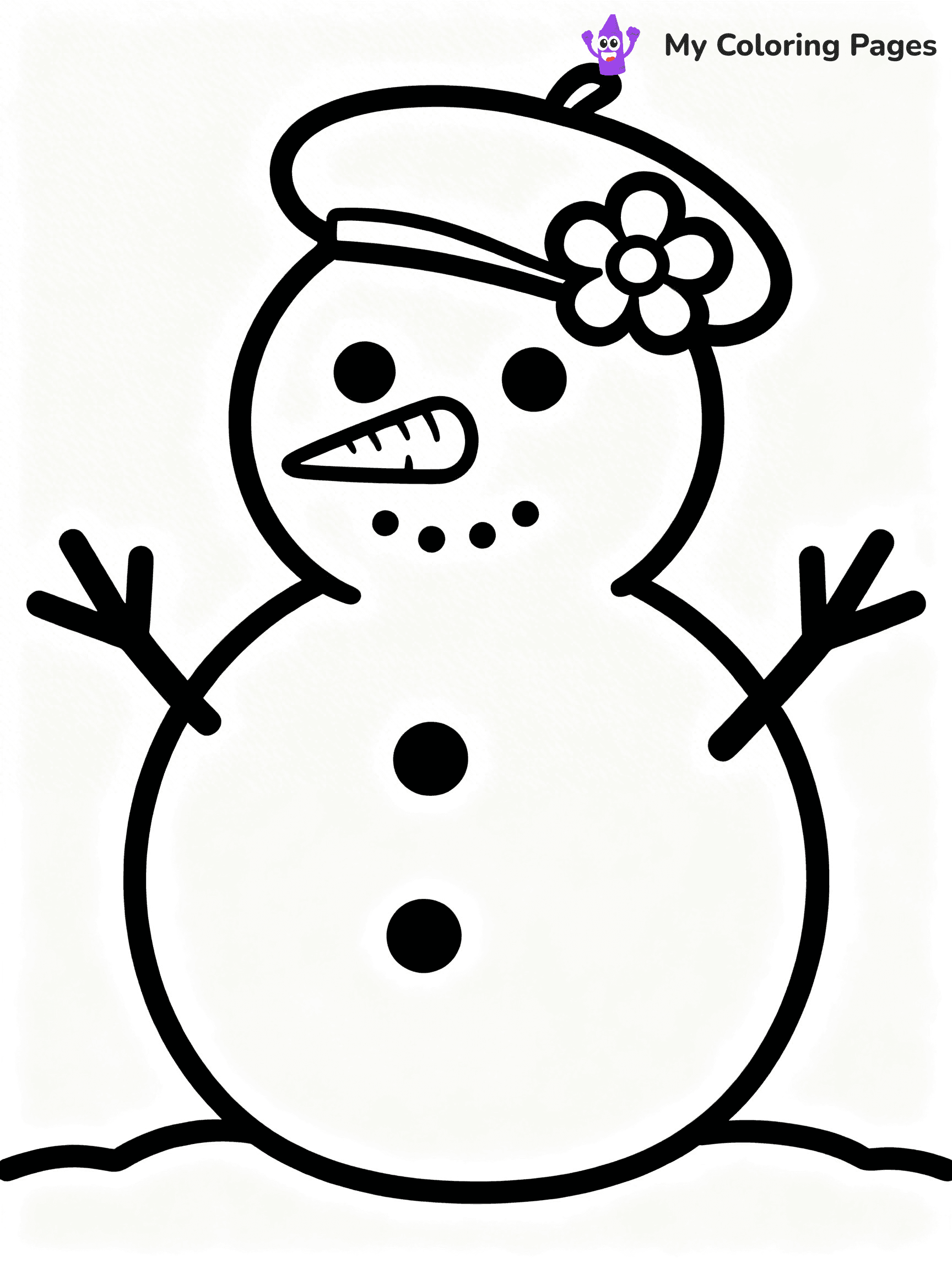 Winter Hat Coloring Pages - 9