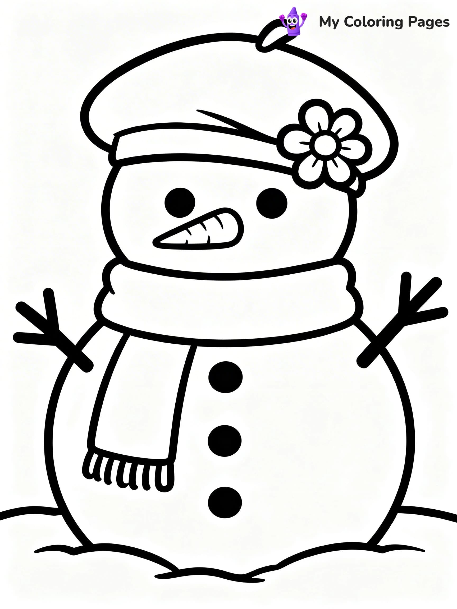 Winter Hat Coloring Pages - 8
