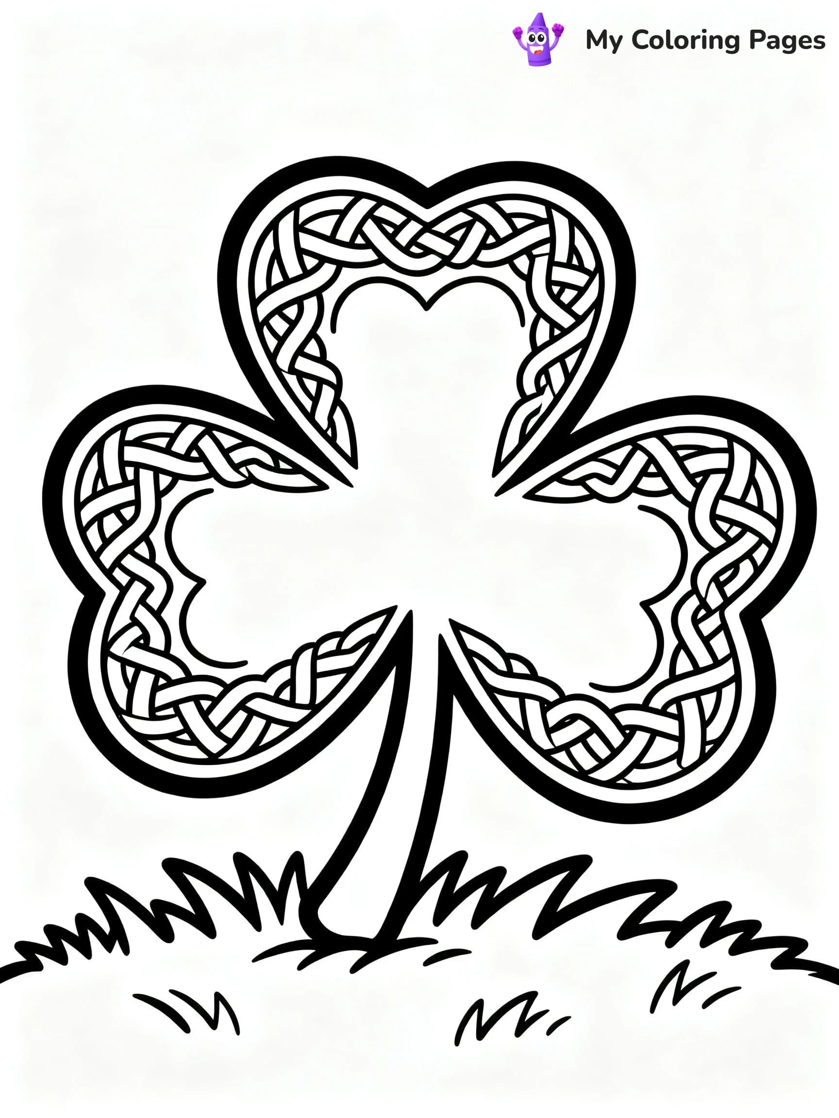Shamrock Coloring Pages For Adults - 23
