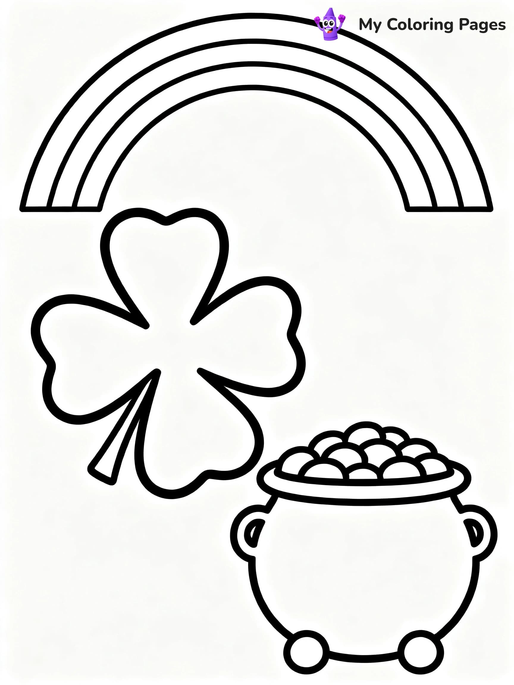 Shamrock Coloring Pages For Adults - 14