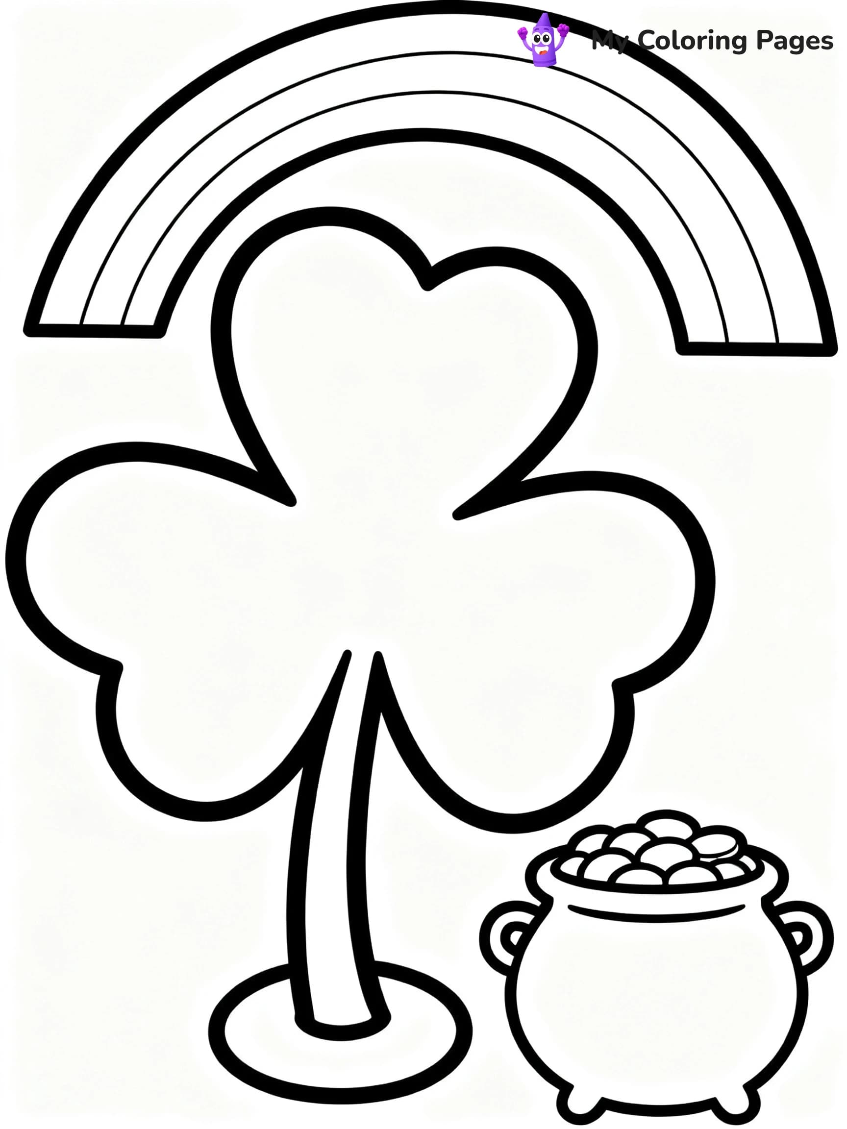 Shamrock Coloring Pages For Adults - 13