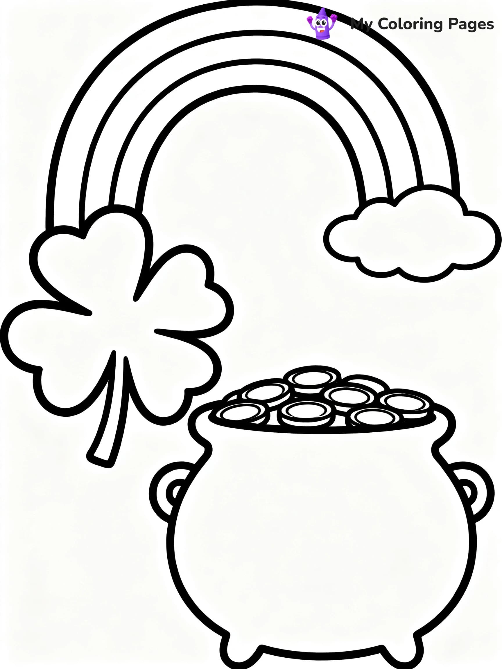 Shamrock Coloring Pages For Adults - 12