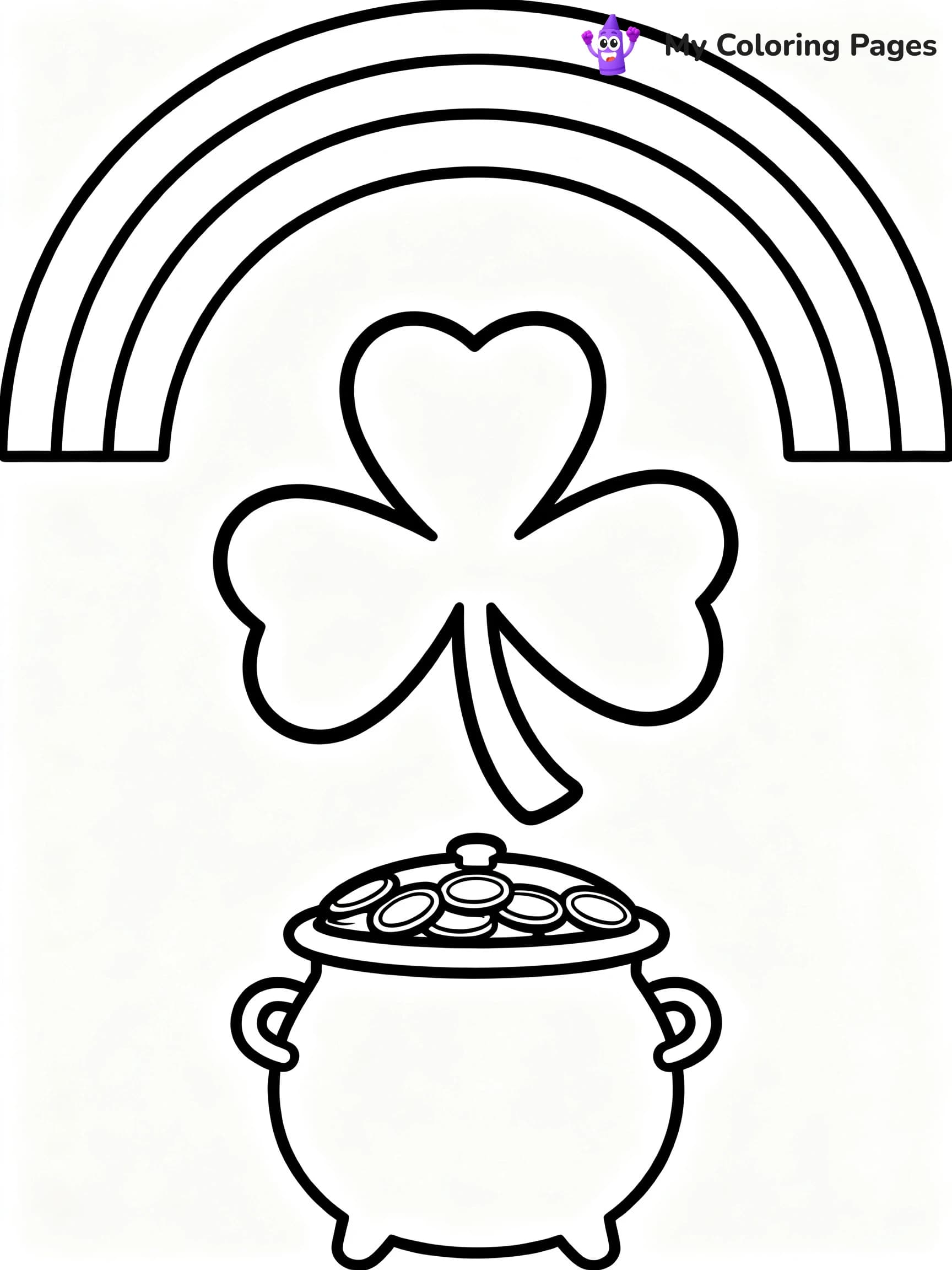 Shamrock Coloring Pages For Adults - 9