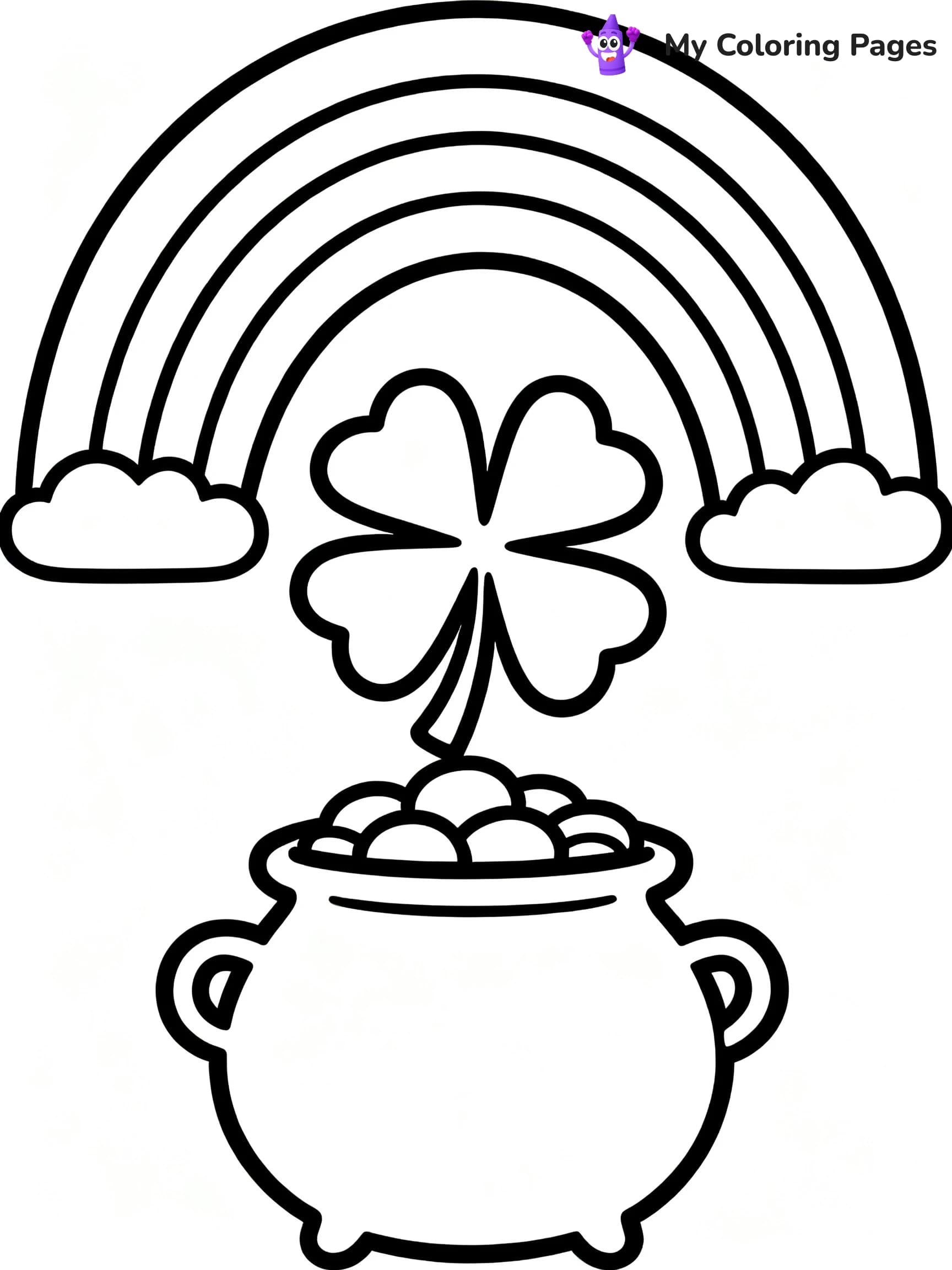 Shamrock Coloring Pages For Adults - 8
