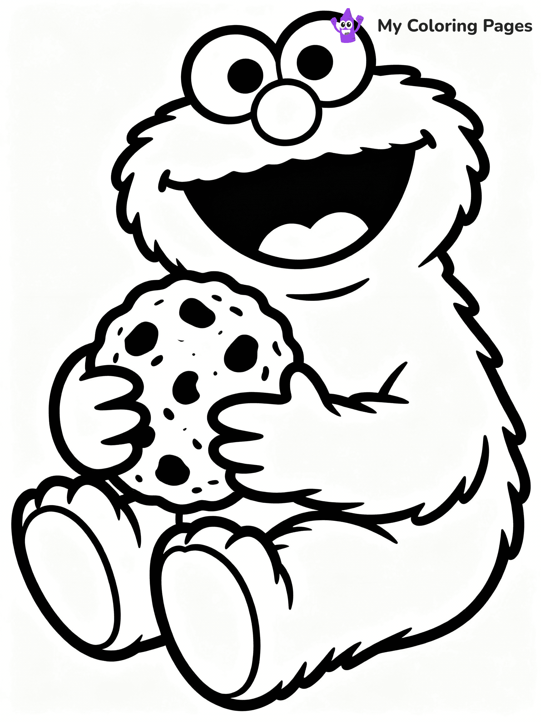 Cookie Monster Coloring Pages - 27