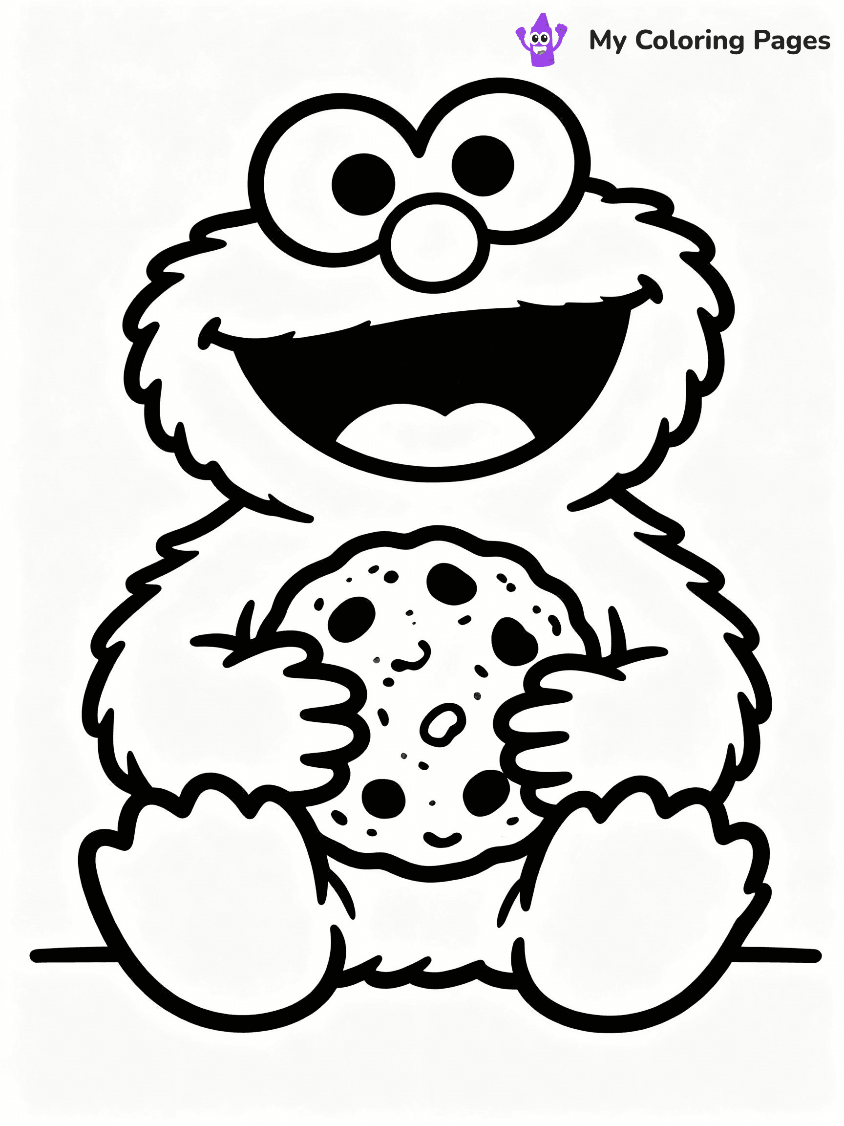 Cookie Monster Coloring Pages - 24