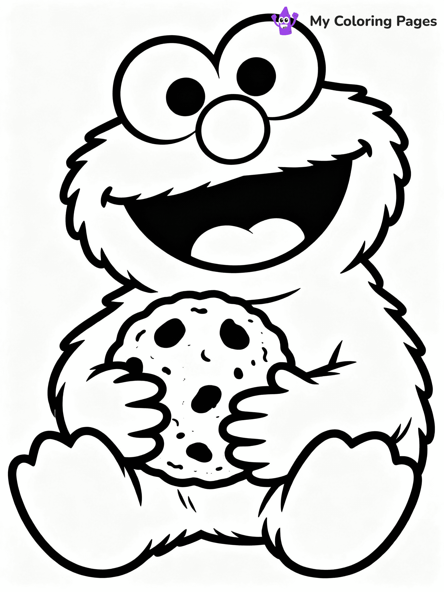 Cookie Monster Coloring Pages - 23